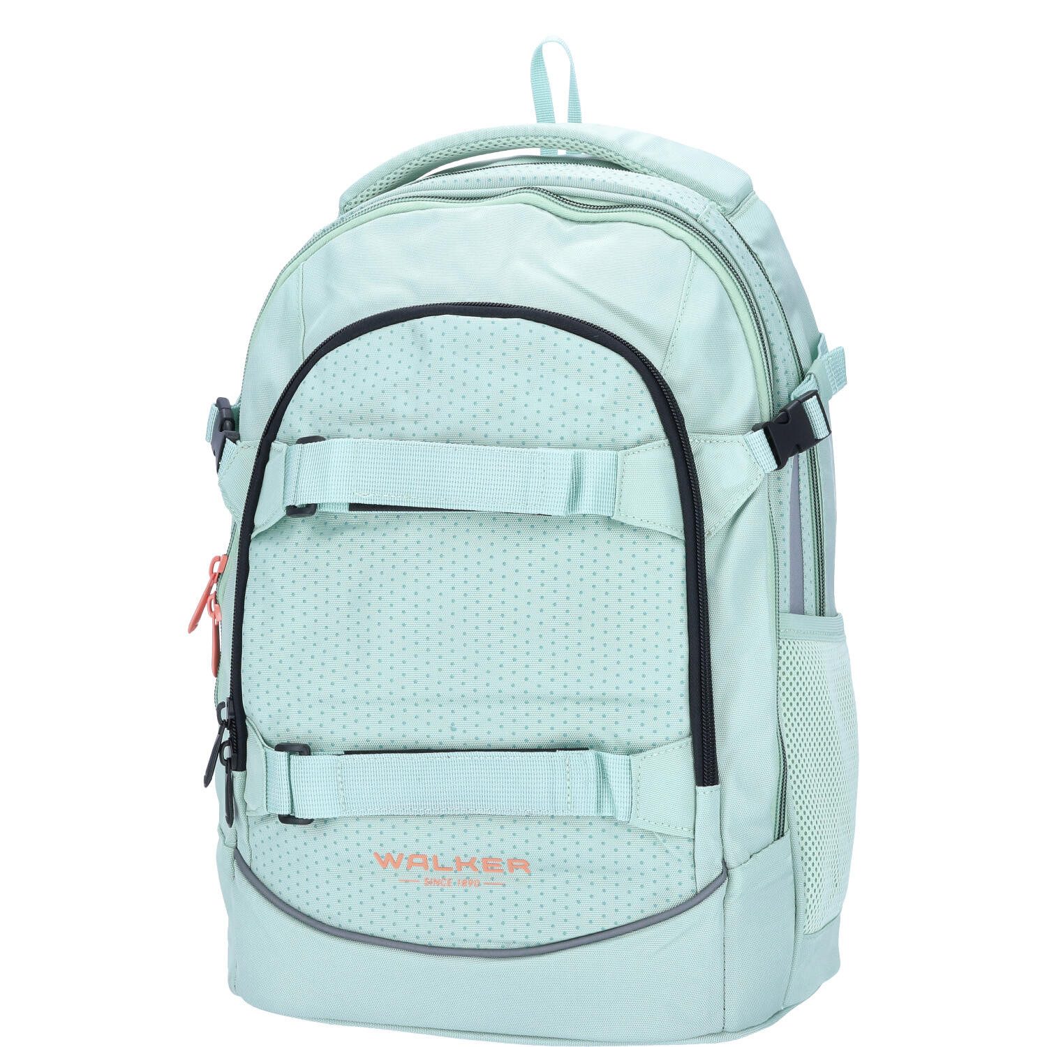 Walker Schulrucksack Fame 2.0 Uni Plum – Mit Organizer Und Rückenpolster, 28 Liter