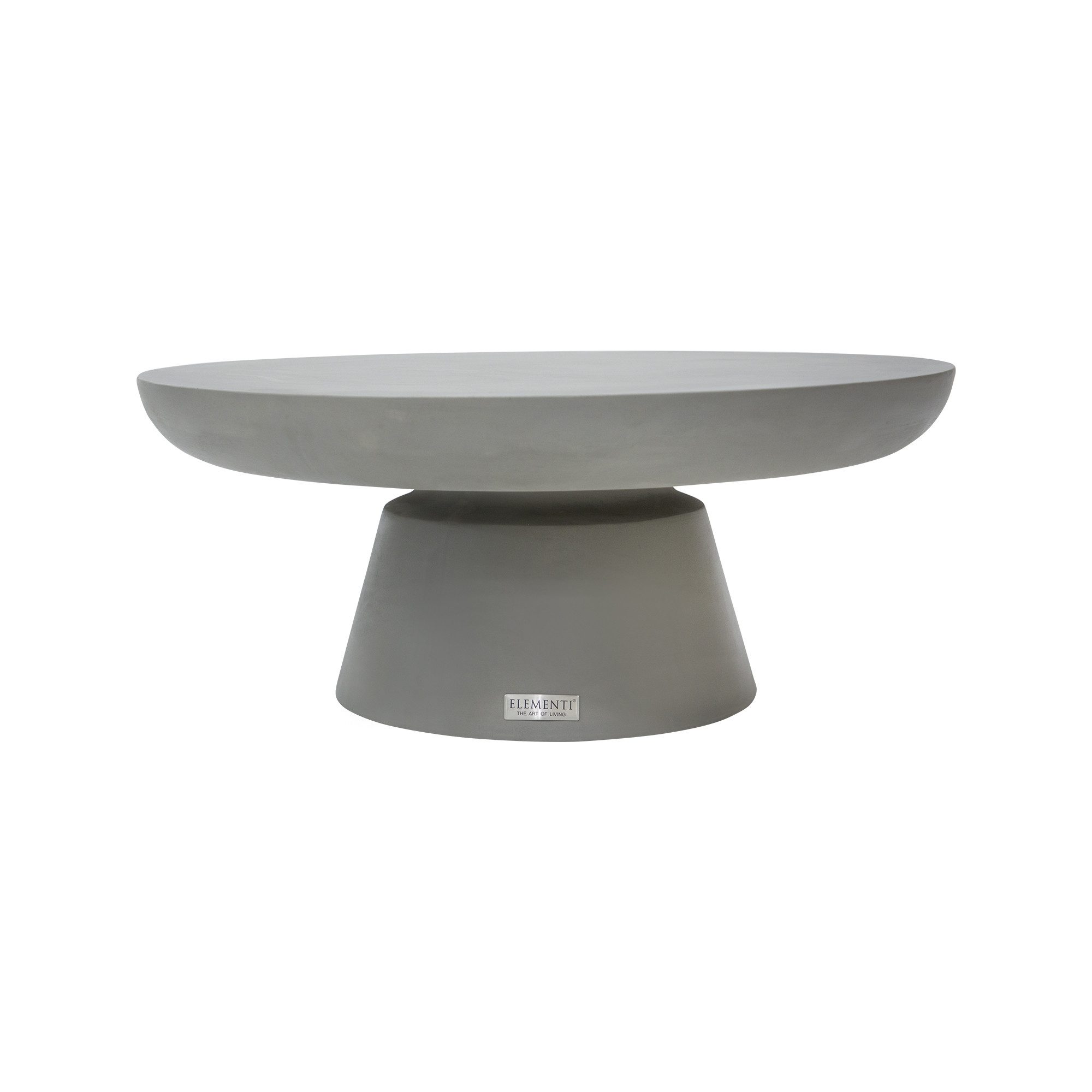 ELEMENTI Couchtisch KYLIX aus Beton, modern, Wohnzimmer Tisch (1-St., Couchtisch aus Beton), Spacegrau,Beton