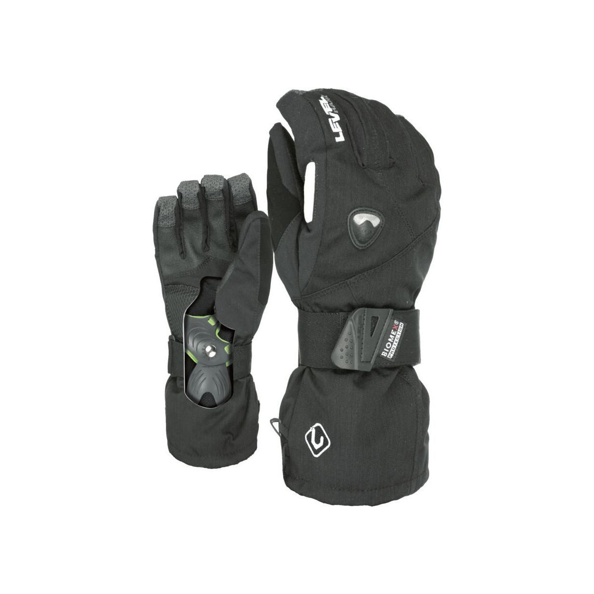 Level Skihandschuhe Fly Wasserdichte Handschuhe mit Biomex-Schutz und Kevlar-Verstärkung für