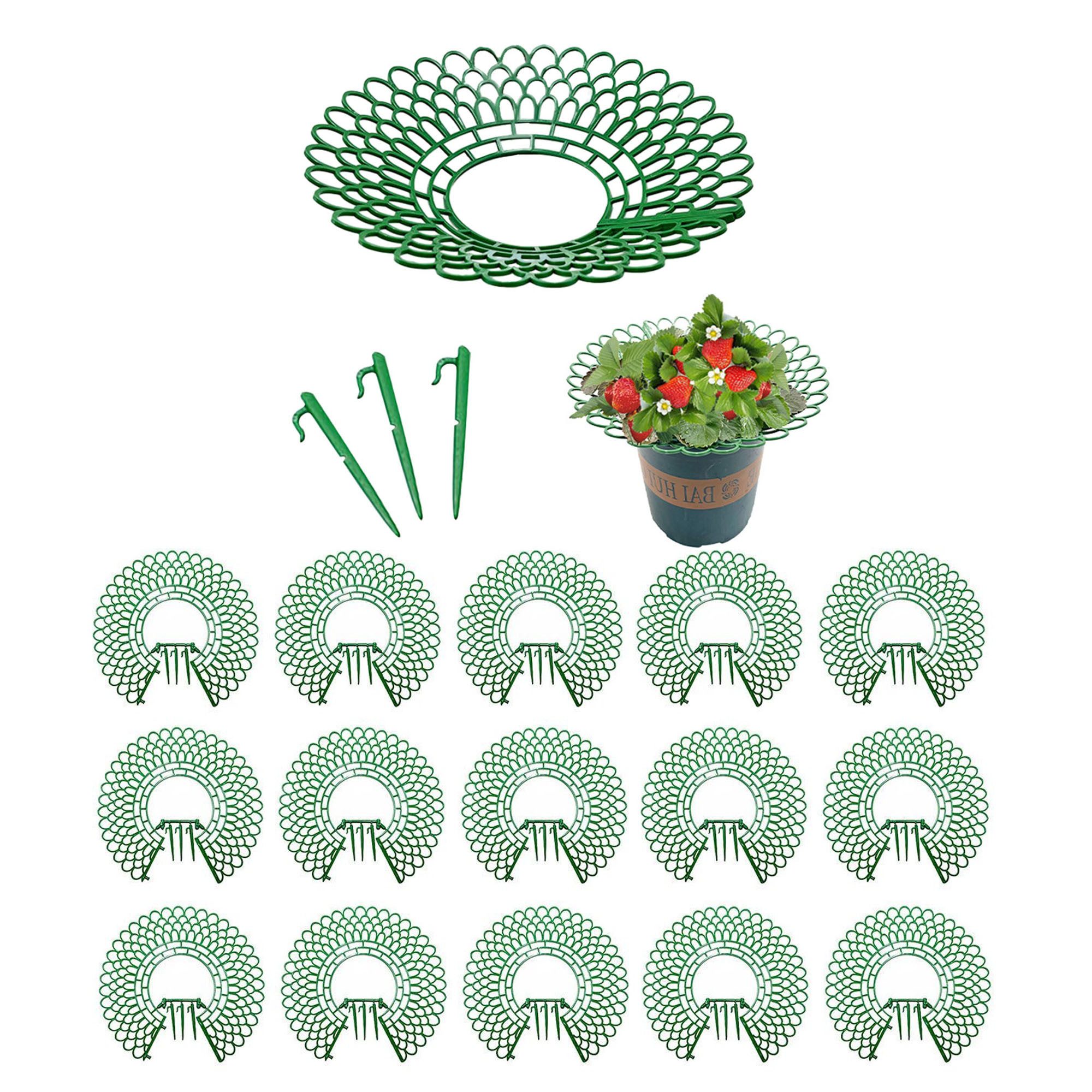 Blumenständer Erdbeerstützen, Erdbeerständer mit 3 stabilen Beinen