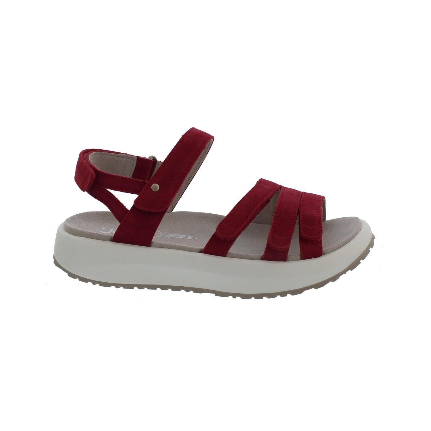 Joya Joya Merida Red Sandale, Veloursleder, günstig online kaufen