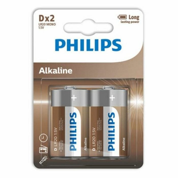 Philips PHILIPS ALKALINE BATTERY D LR20 BLISTER*2 Batterie