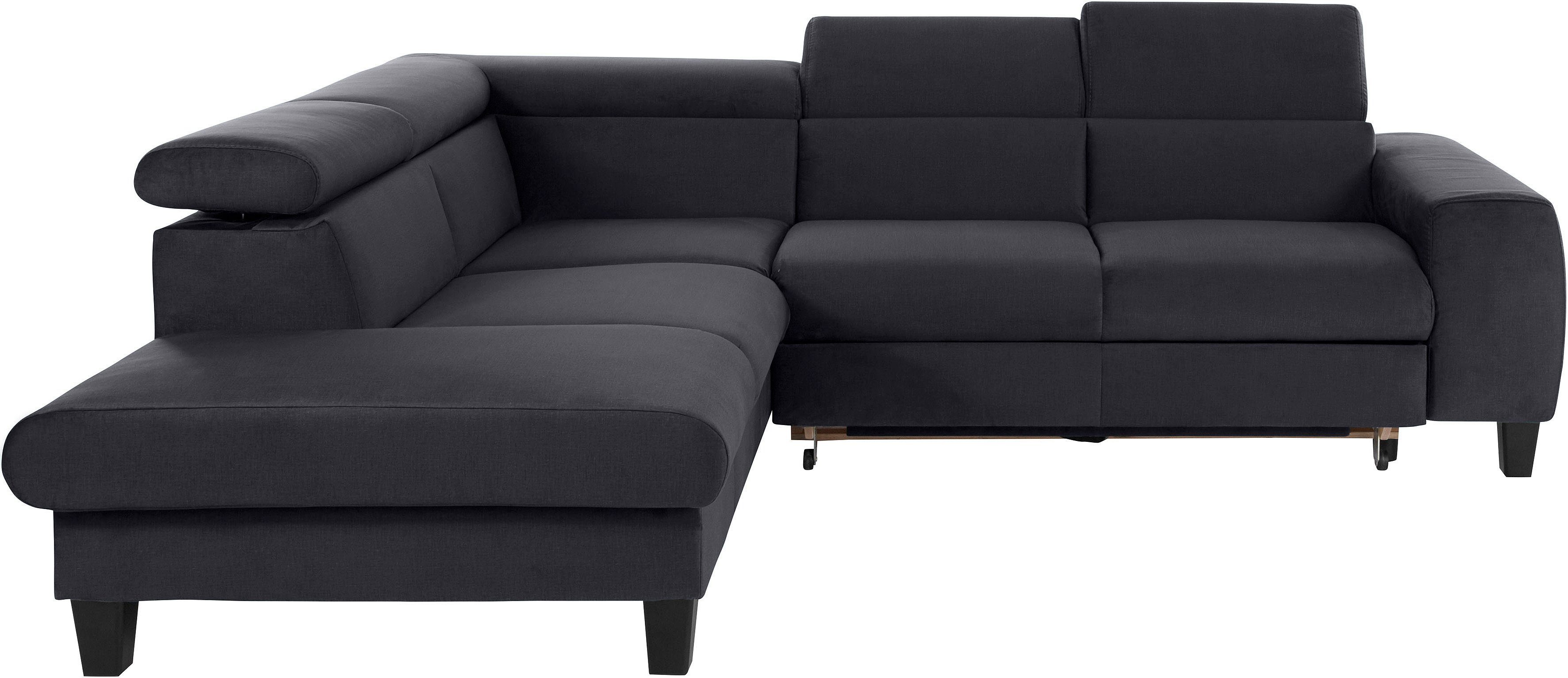 COTTA Ecksofa "Morven L-Form mit Kopfteilverstellung", wahlweise mit Bettfu günstig online kaufen