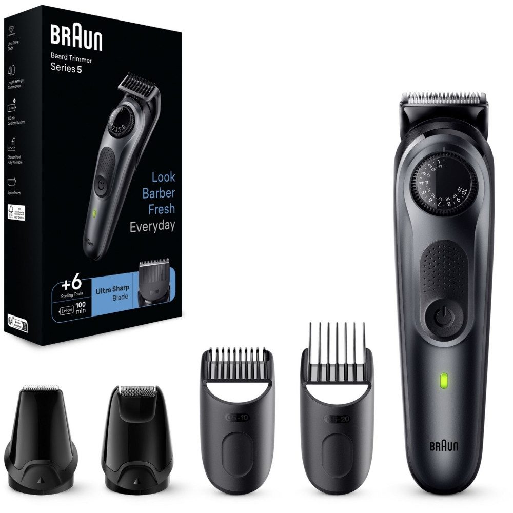 Braun Bartschneider Braun BT5441 Series 5 Bartschneider - Bartpflege, Akkubetrieb, Akkubetrieb