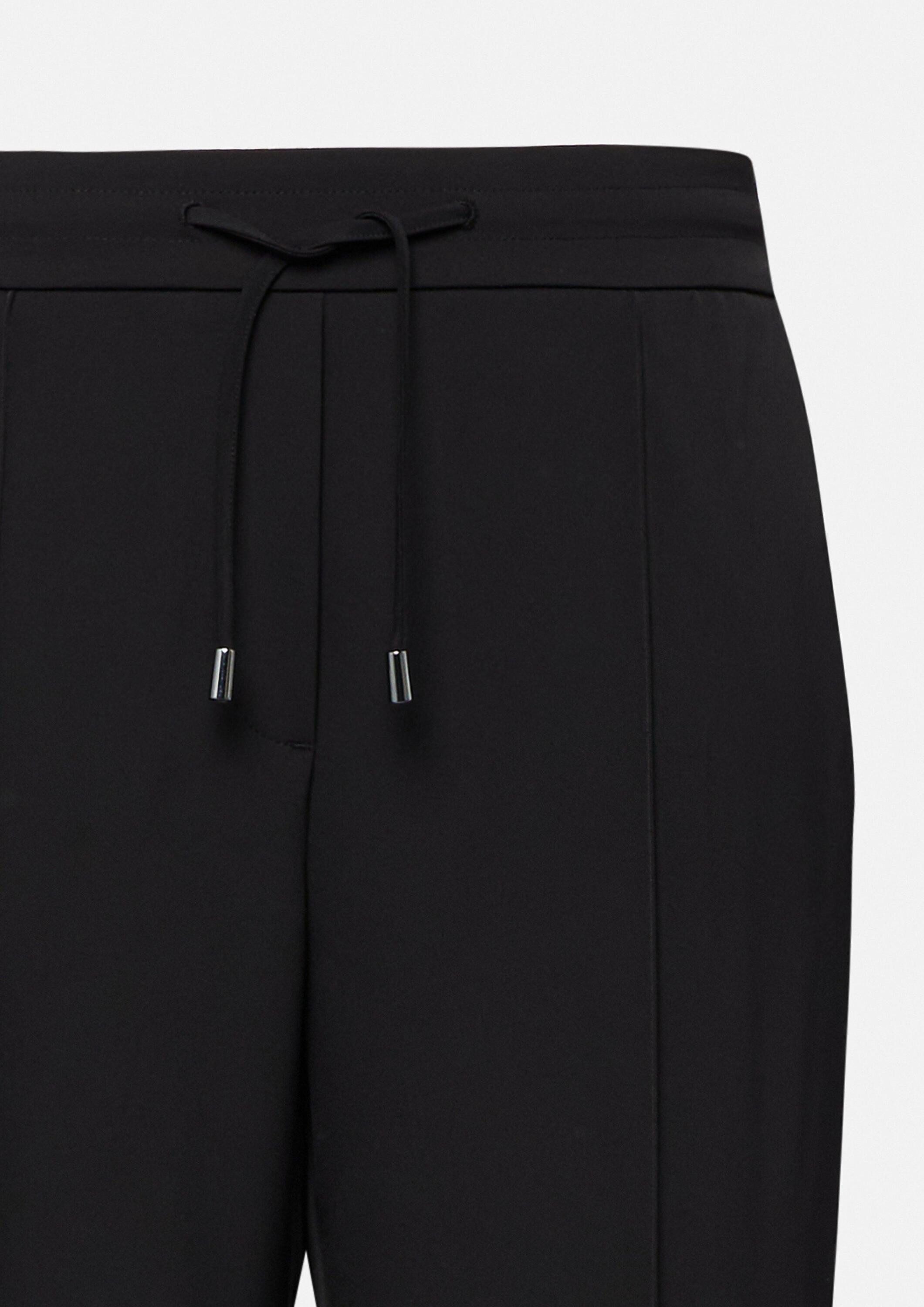 comma 7/8-Hose Hose Jogpants mit Elastikbund und Biesen-Detail
