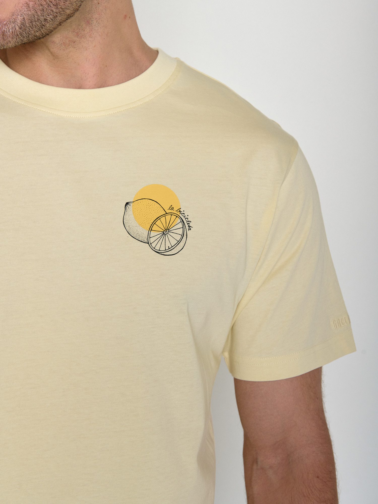 GreenBomb T-Shirt Fusion La Bicicleta (1-tlg., 1) Fusion Fit, weiter und länger geschnitten, Bio-Baumwolle