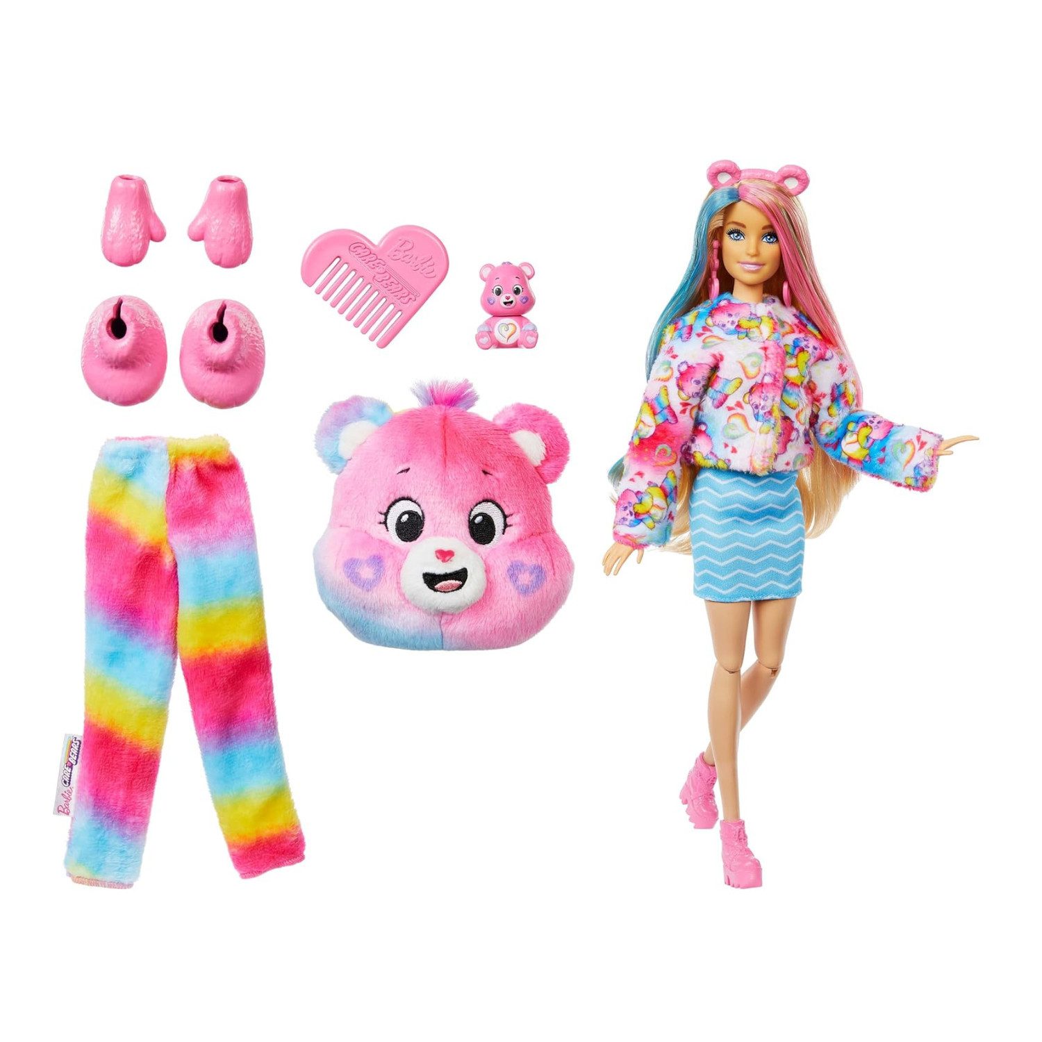 Barbie Anziehpuppe Barbie Cutie Reveal Glücksbärchis Serie 2 Mit 10 Überras günstig online kaufen