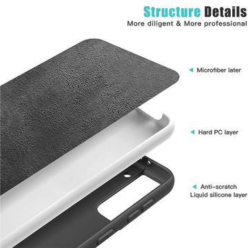 CoolGadget Handyhülle Silikon Colour Series Slim Case für Samsung Galaxy S21 Plus 6,7 Zoll, Hülle weich Handy Cover für Samsung S21+ Schutzhülle