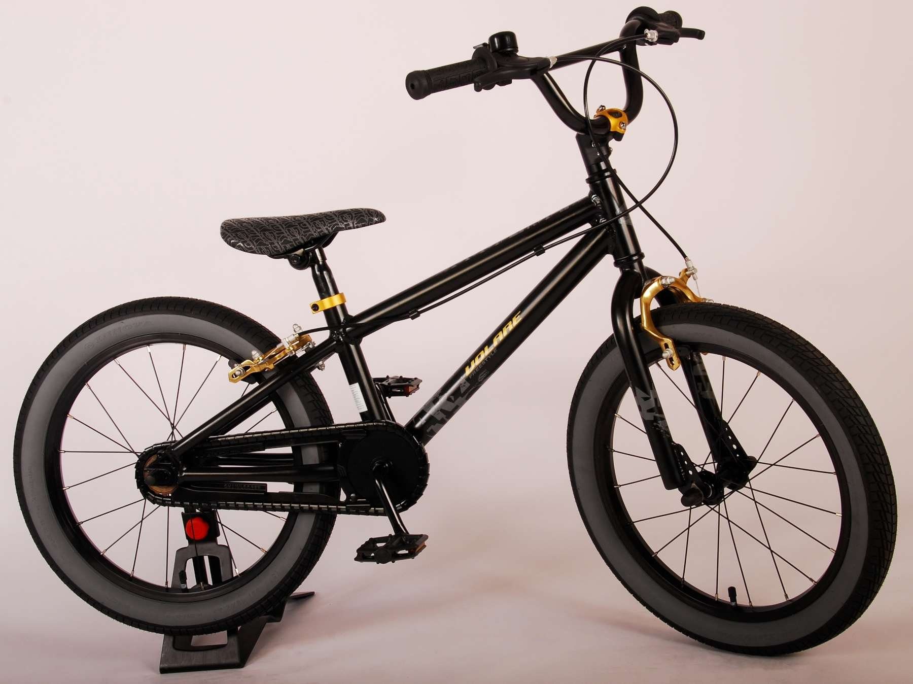 Volare Kinderfahrrad Cool Rider Prime Collection - in verschiedenen Farben und Größen, 95% zusammengebaut, bis 60 kg, blau, schwarz oder weiß, Luftbereifung