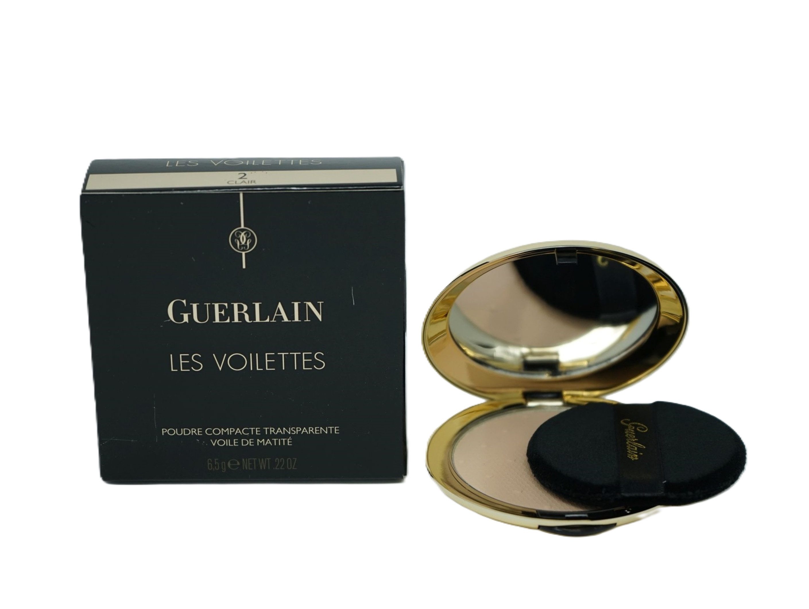 Puder GUERLAIN Les voilettes poudre compacte Kompaktpuder 02 clair
