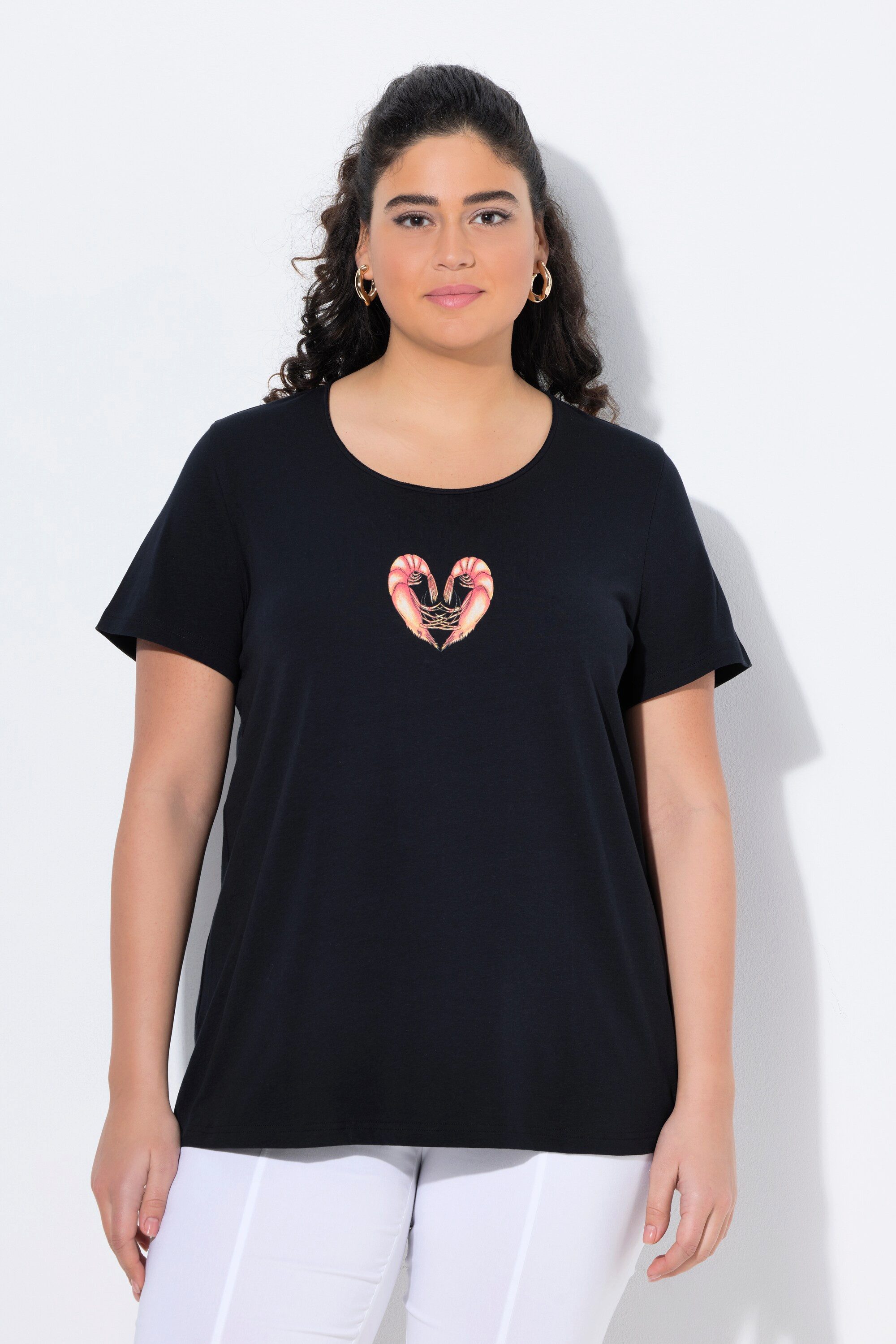T-Shirt T-Shirt Scampis Classic Rundhals Halbarm