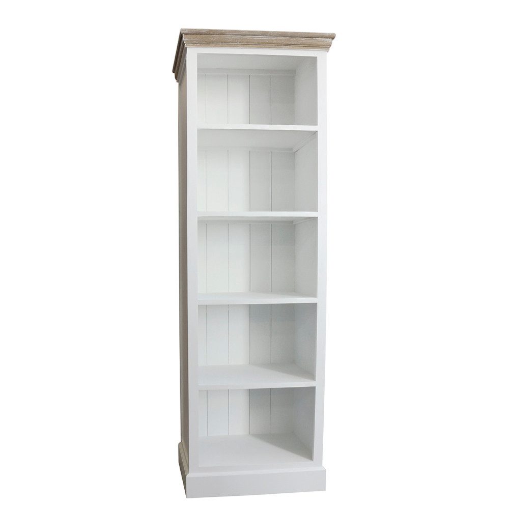 Grafelstein Bücherregal Regal HARBOUR weiß braun im Hamptons Chic Long Island Landhausmöbel