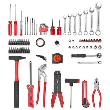 TLGREEN Handpackzange Werkzeugset, -], Werkzeugkasten-Koffer Haushaltswerkzeug-Set