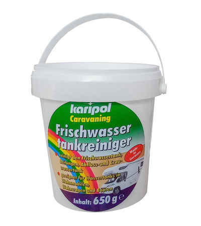 KARIPOL FRISCHWASSERTANK REINIGER 650g Granulat Frischwassertankreiniger 39 Campingtoilettenreiniger (Wassertank Frischwasser Wassertankreiniger Wohnmobile Wohnwagen Boote)