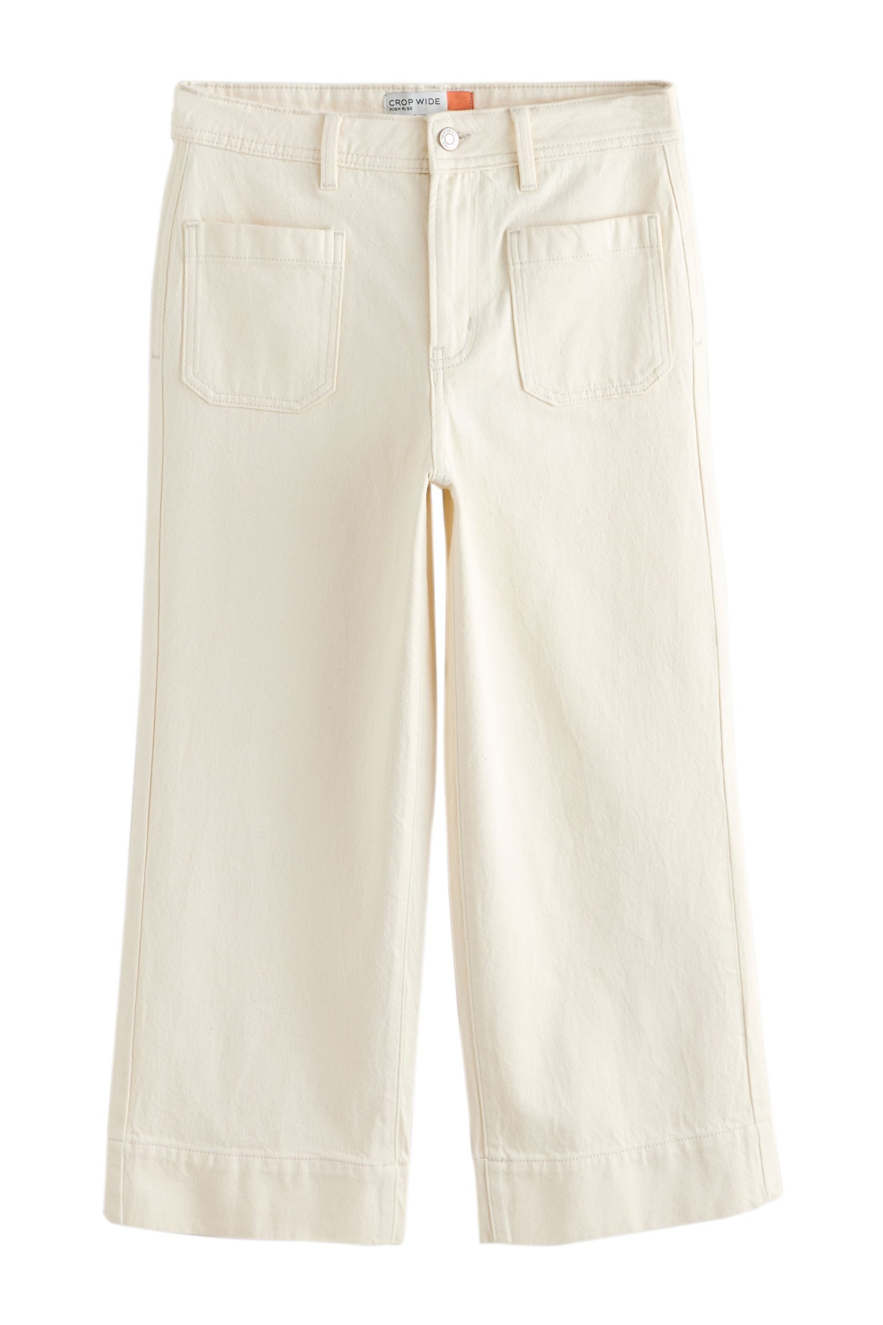 Next Caprijeans 2er-Pack verkürzte Jeans mit aufgesetzter Tasche (2-tlg)