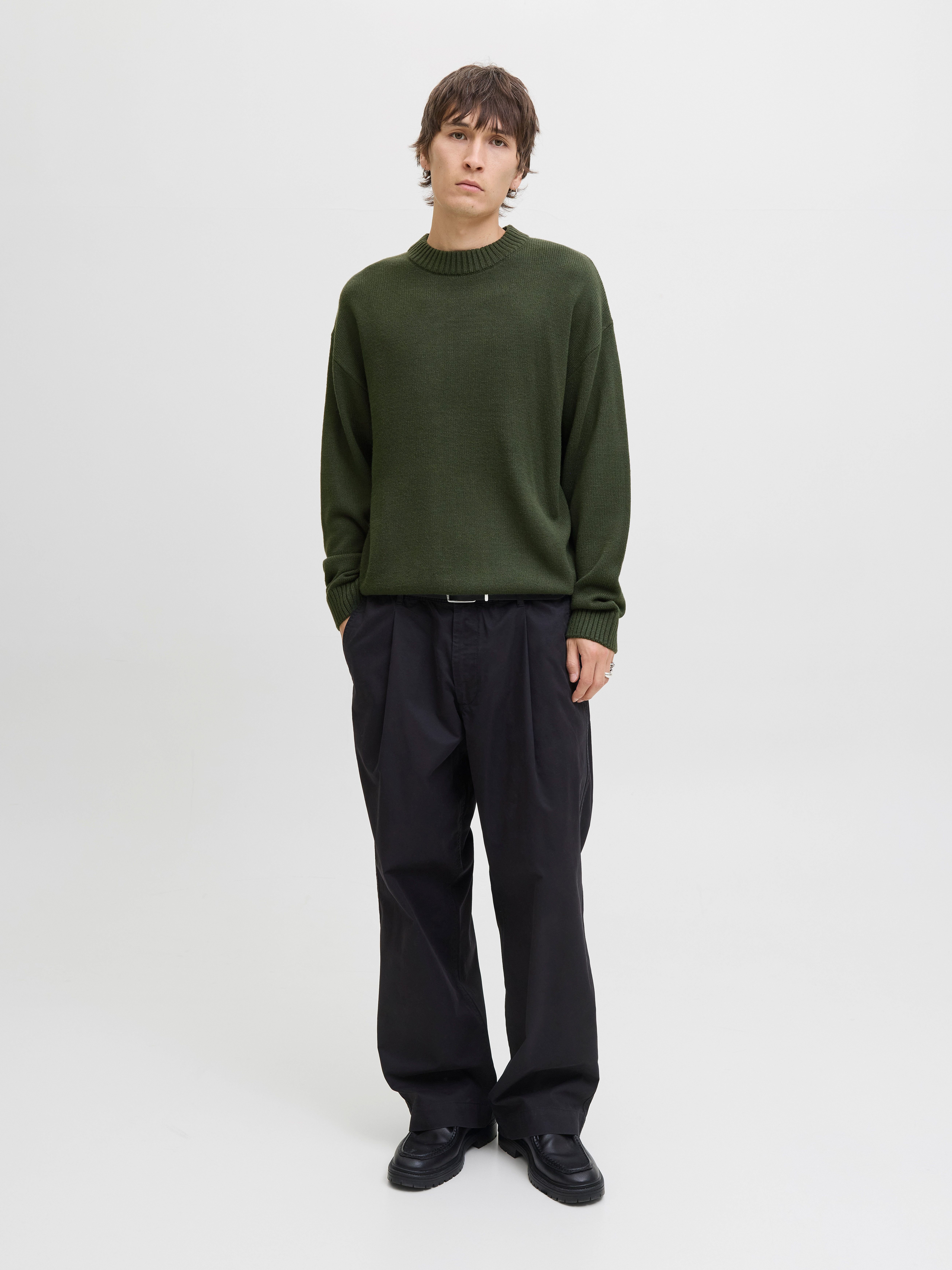 Jack & Jones Strickpullover JJEURBAN JACK KNIT CREW NECK SN