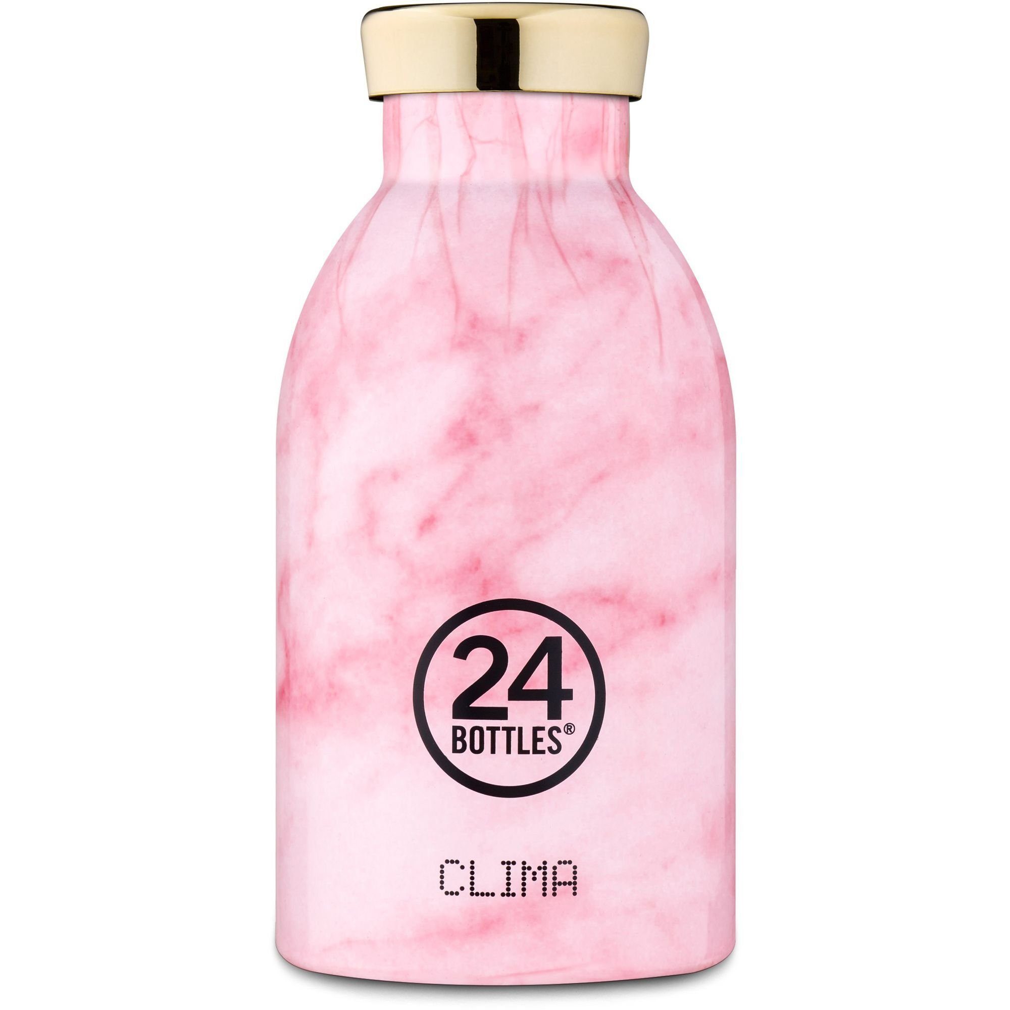 24 Clima marble Bottles pink Trinkflasche