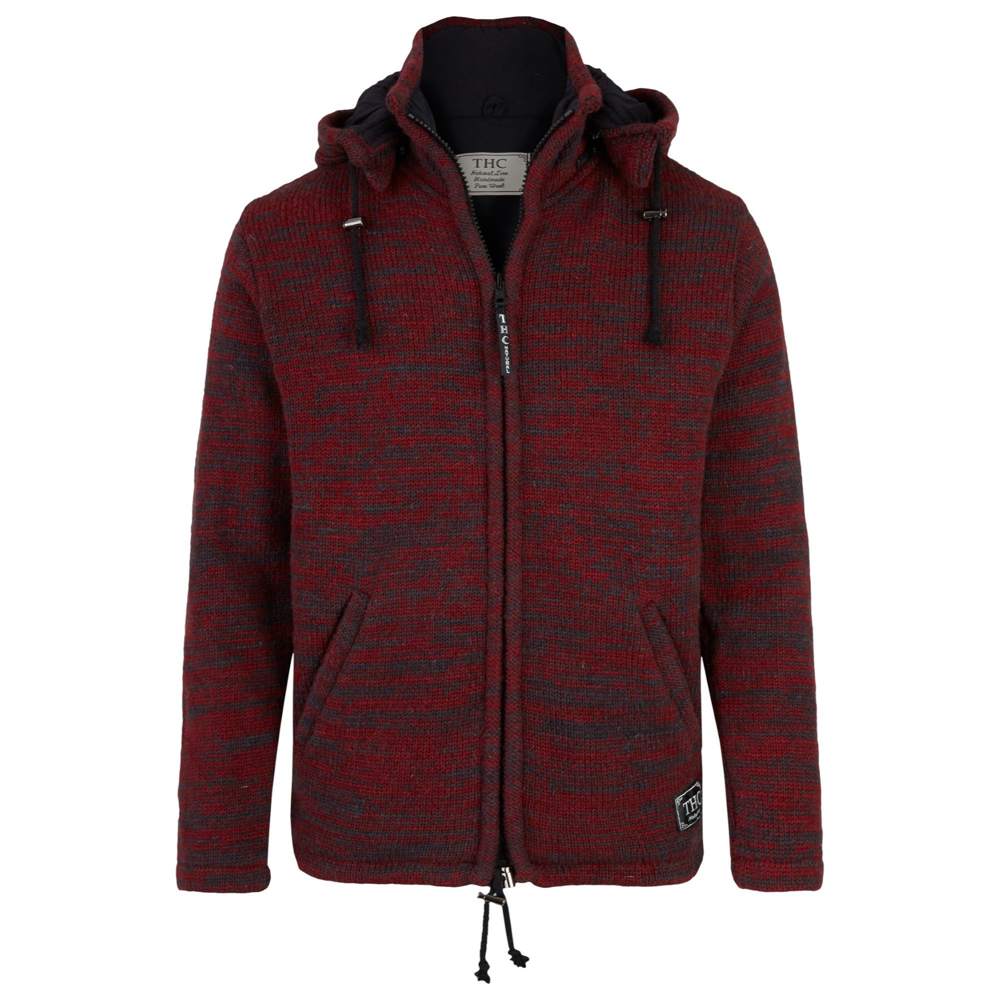 THC Natural Line Strickjacke THC Schafwollstrickjacke Baumwollfutter 855 ro günstig online kaufen