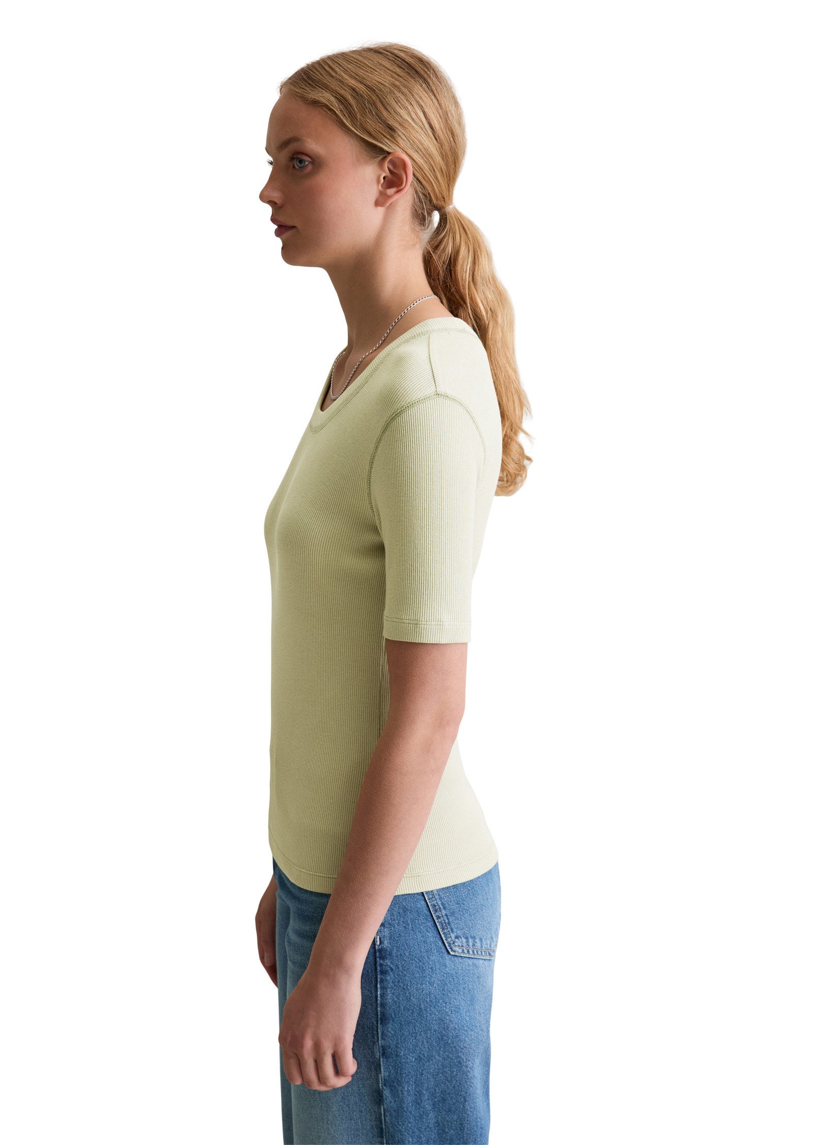 Marc O'Polo DENIM T-Shirt aus softem Bio-Baumwolle-Modal-Stretch-Jersey günstig online kaufen