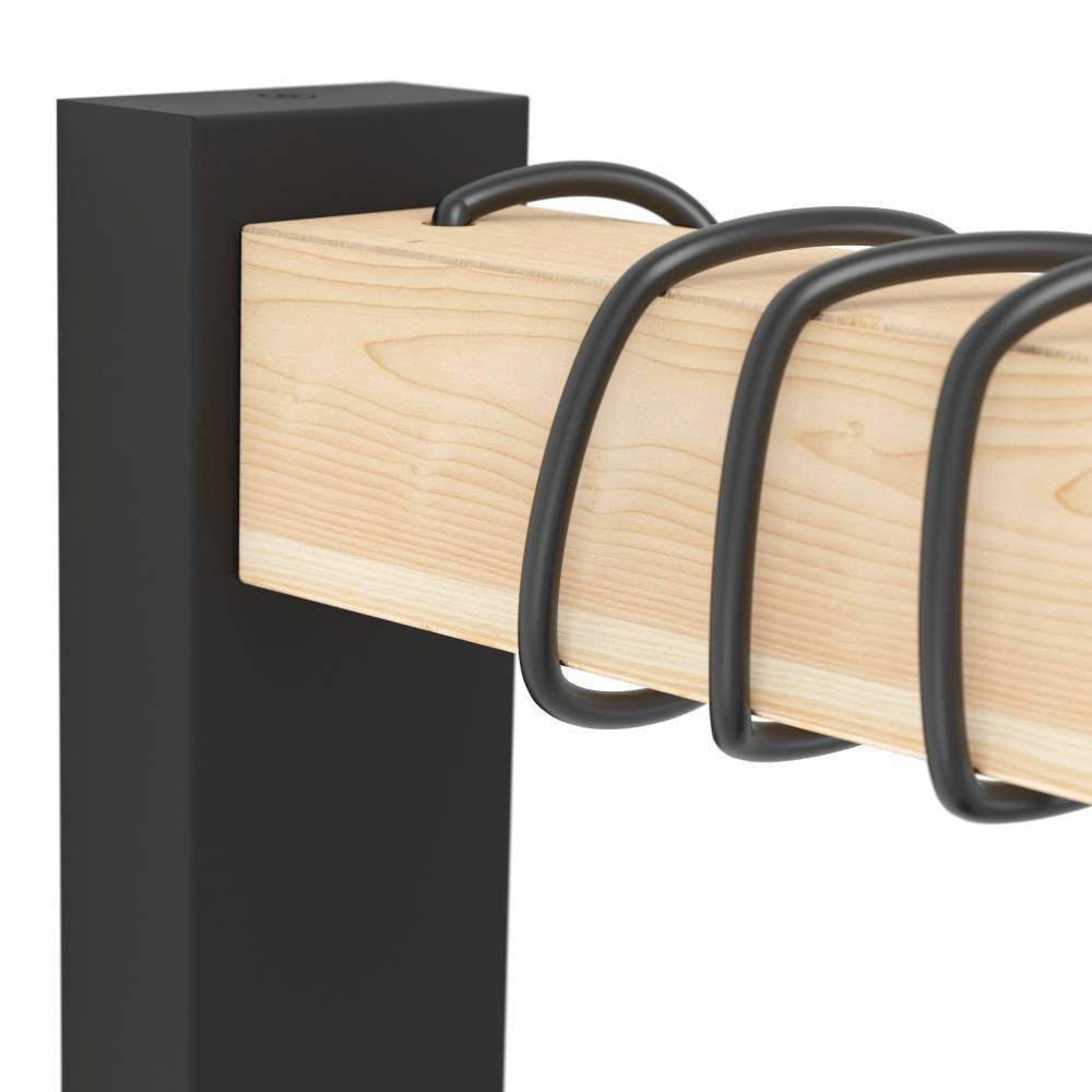 EGLO Wandleuchte TOWNSHEND, ohne Leuchtmittel, Wohnzimmer, Esszimmer, Flur, 1-flammig, 21,5x6,5x19cm