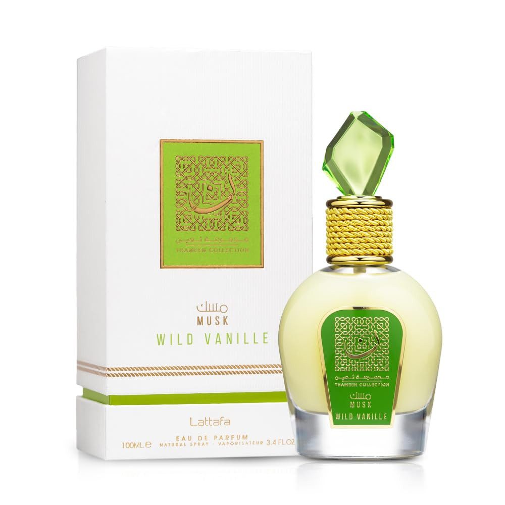 Lattafa Eau de Parfum Musk Wild Vanille, Glasflakon, Parfüm EDP, Unisex Duft