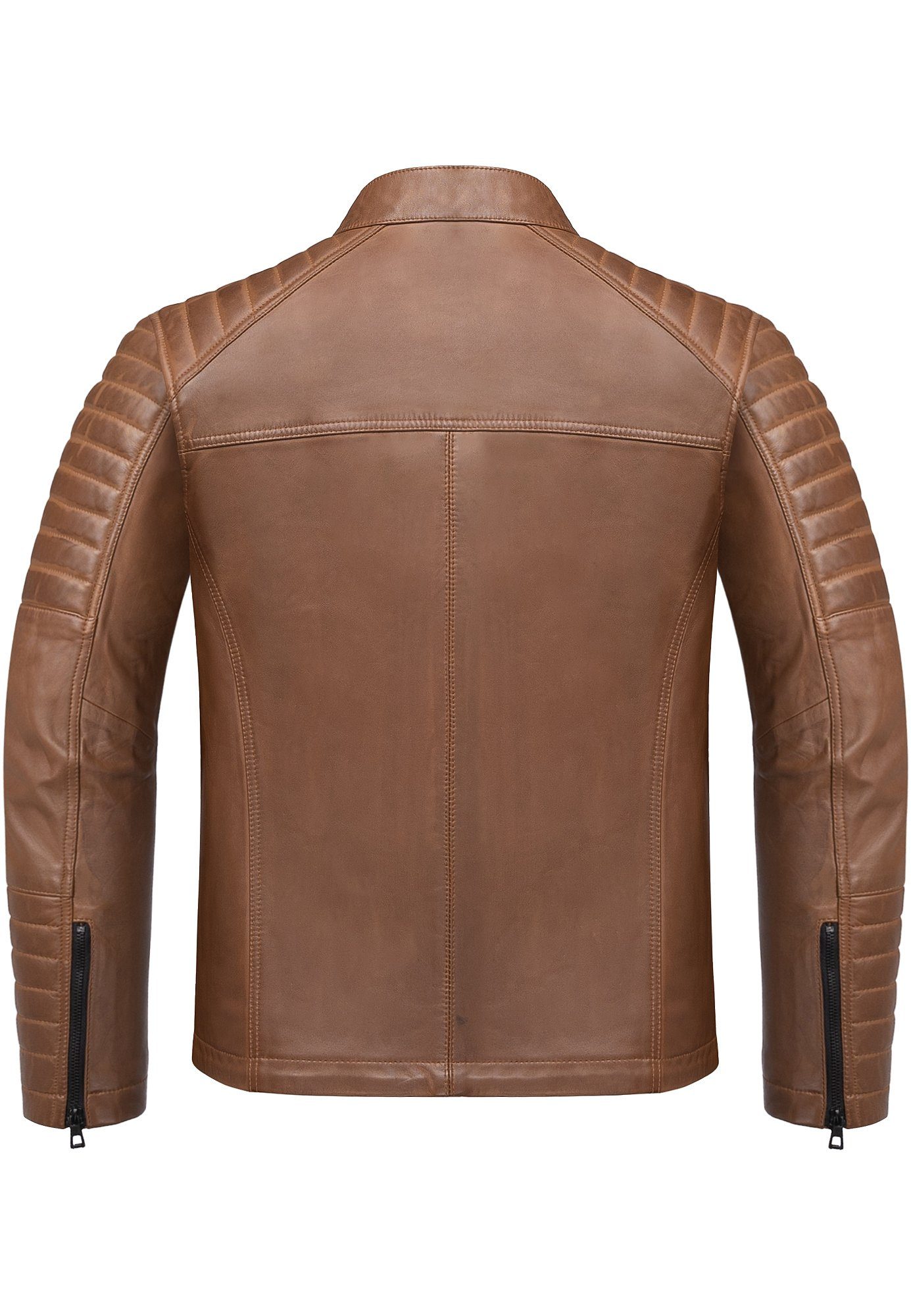 Amaci&Sons Lederjacke Ventura Lederjacke Echtleder Herren Biker Zipper Jack günstig online kaufen