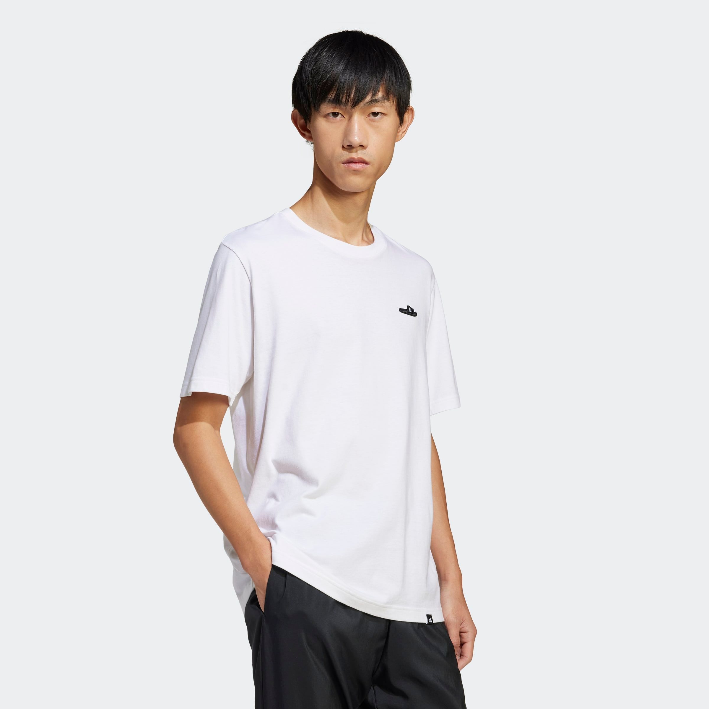 adidas Sportswear T-Shirt M L SLIDE TEE mit adidas Badeschlappen-Grafik, we günstig online kaufen