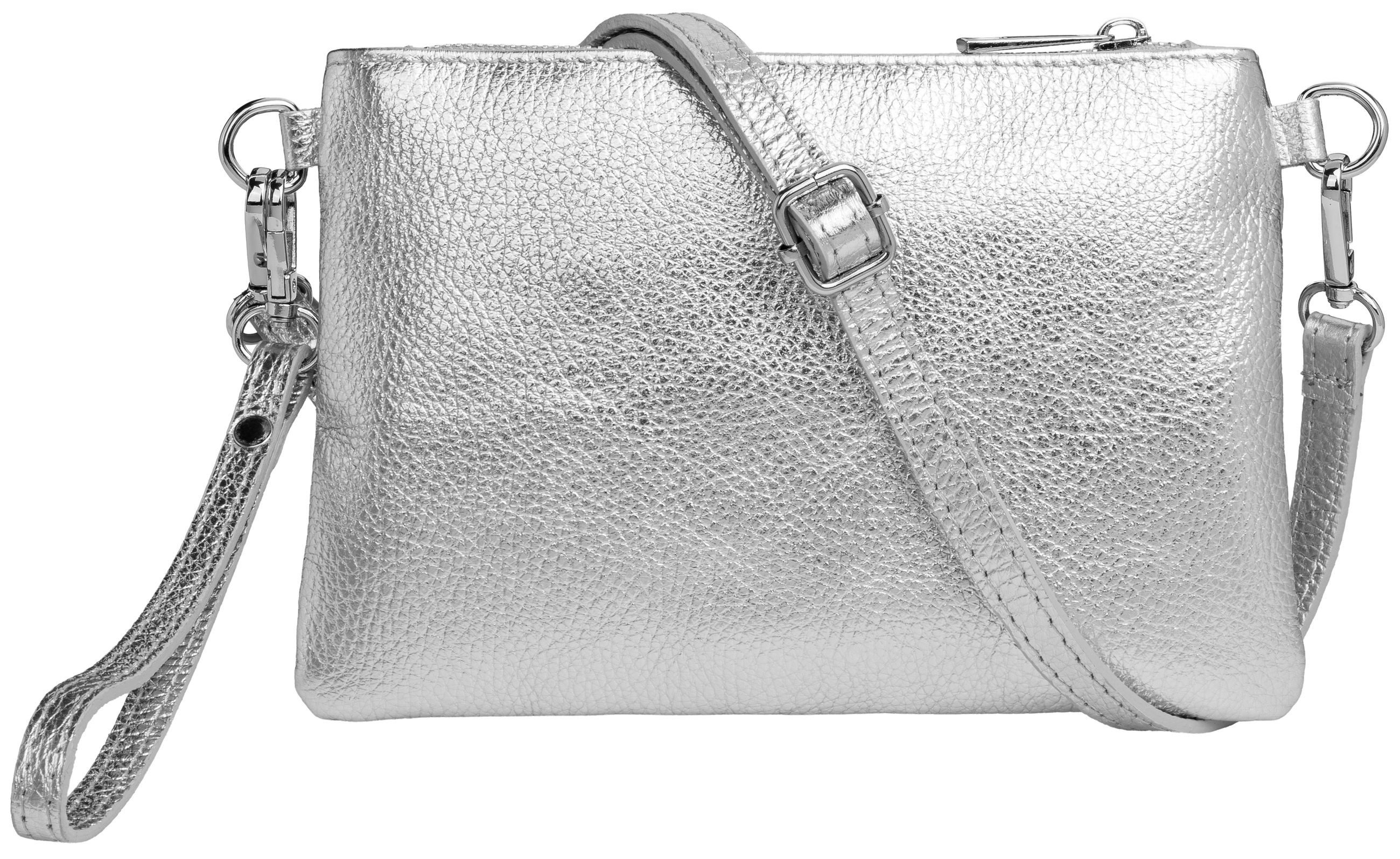 Caspar Clutch Kleine Leder Clutch Damen Abendtasche - CLASSIC LINE - Modell günstig online kaufen