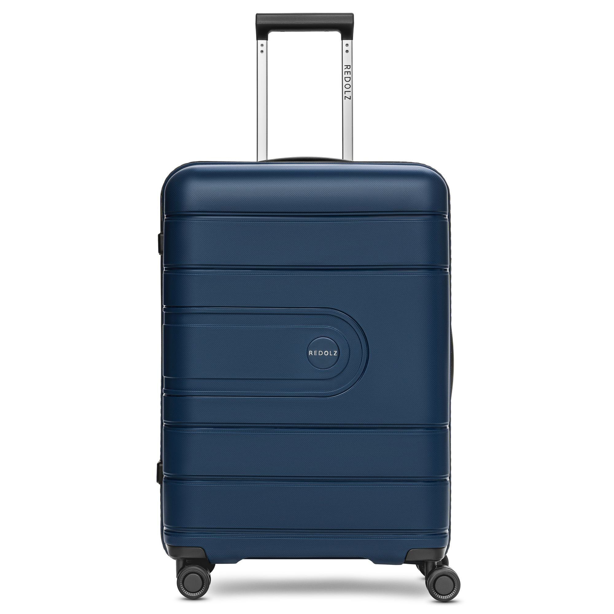 Redolz Hartschalen-Trolley Essentials Rollen, 11, 4 dark Polypropylen blue