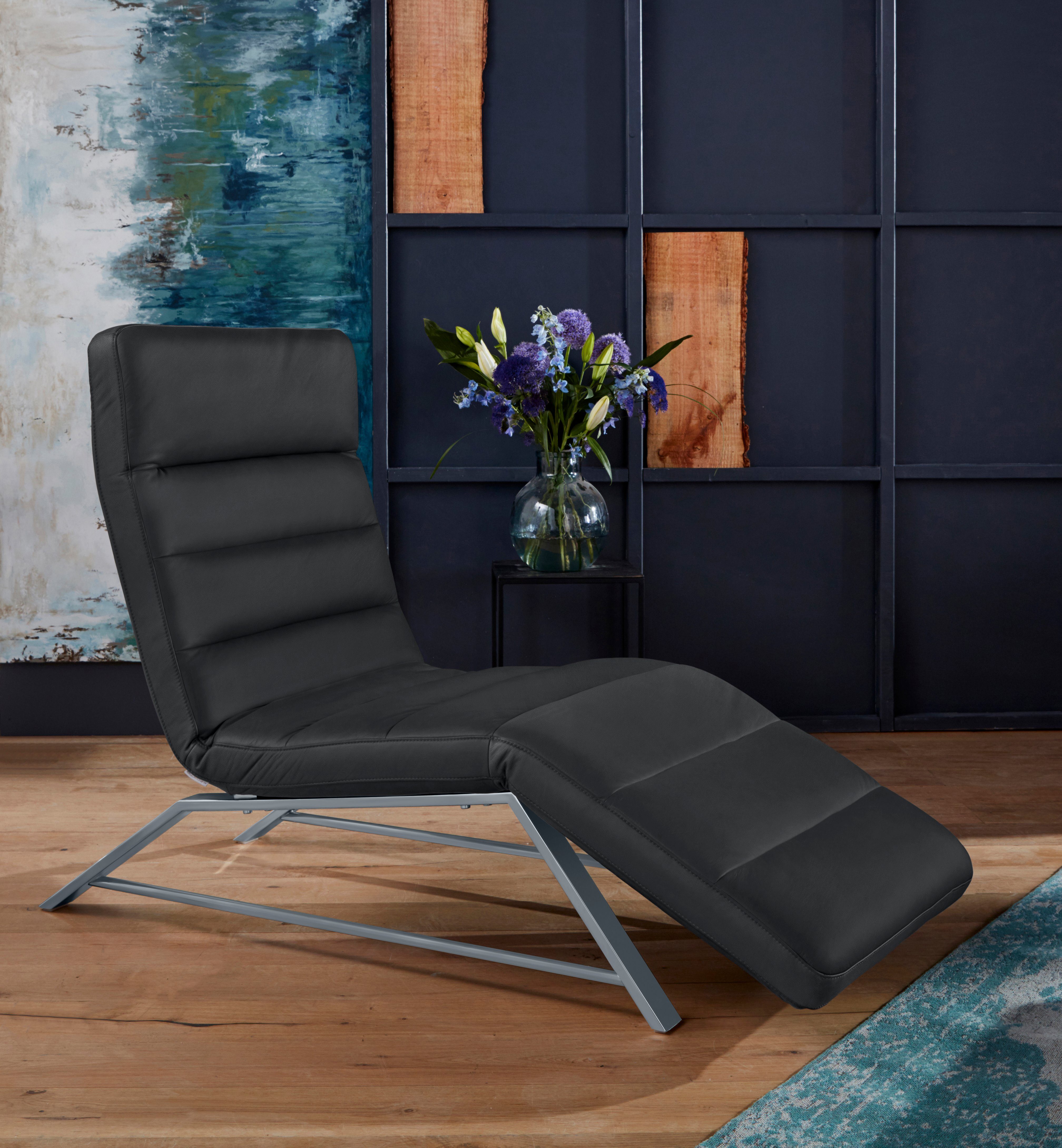 W.SCHILLIG Relaxliege daily dreams, Funktionsliege wahlweise mit Motor, Gestell matt, Breite 75 cm