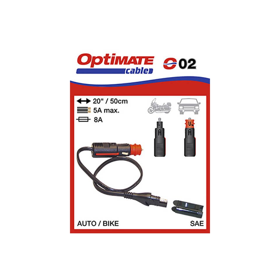 OPTIMATE Topcase 12V Stecker für DIN-Steckdosen & Zigarettenanzünder