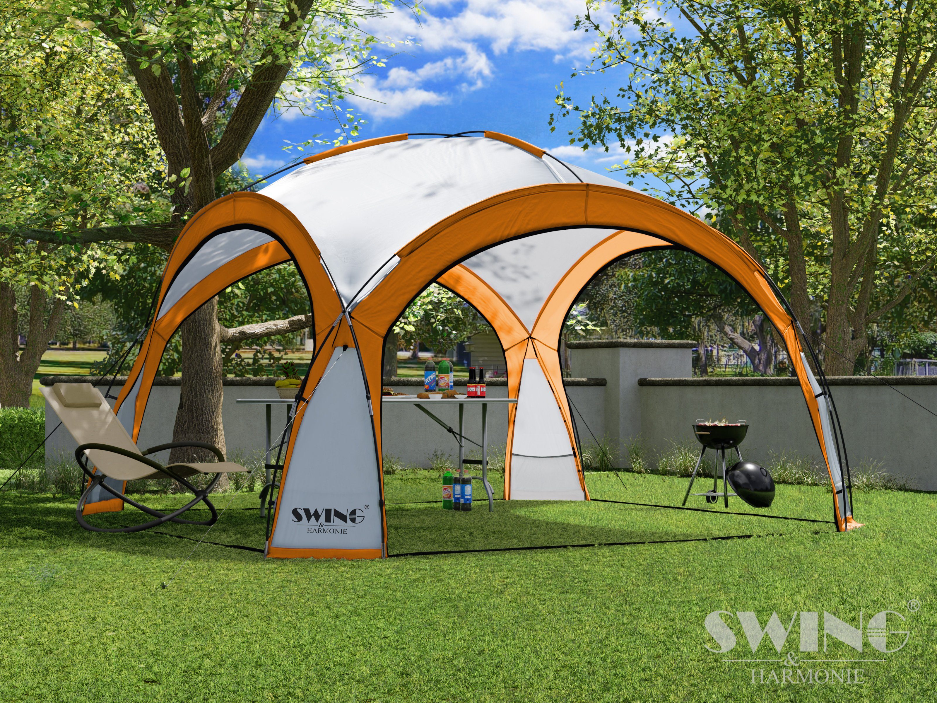 Swing&Harmonie Faltpavillon LED Event Pavillon XXL günstig online kaufen