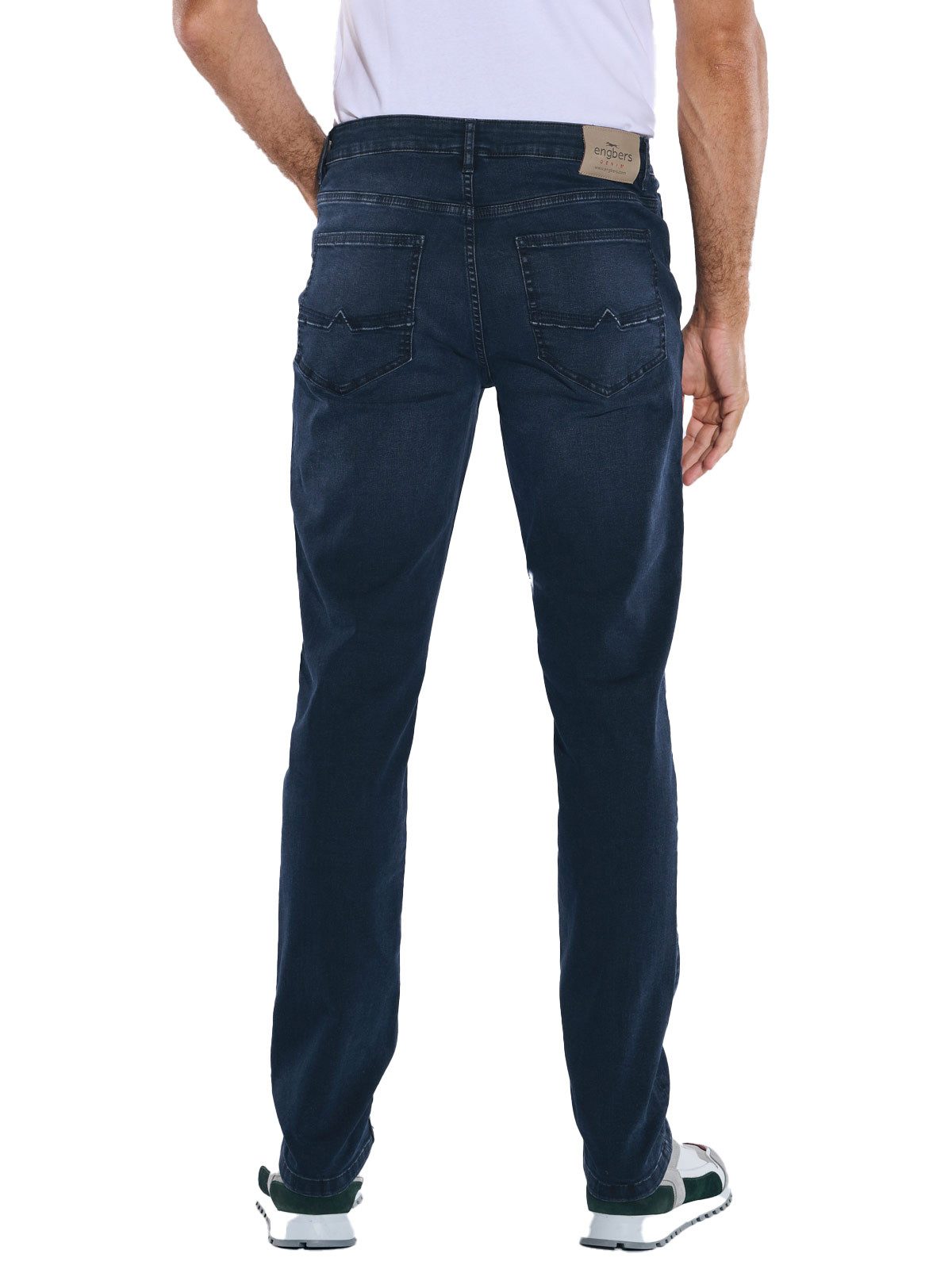 Engbers Stretch-Jeans engbers Herren Super-Stretch-Jeans regular, Saphirbla günstig online kaufen