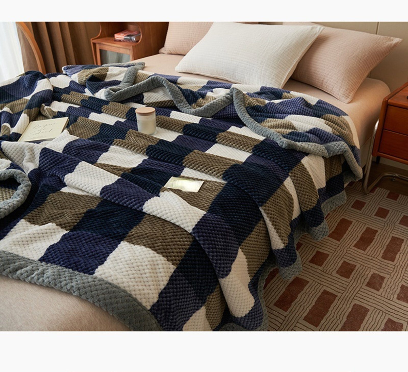 BYSURE Tagesdecke, Coral-Fleece, Warm Sofadecke, Kuscheldecke, günstig online kaufen