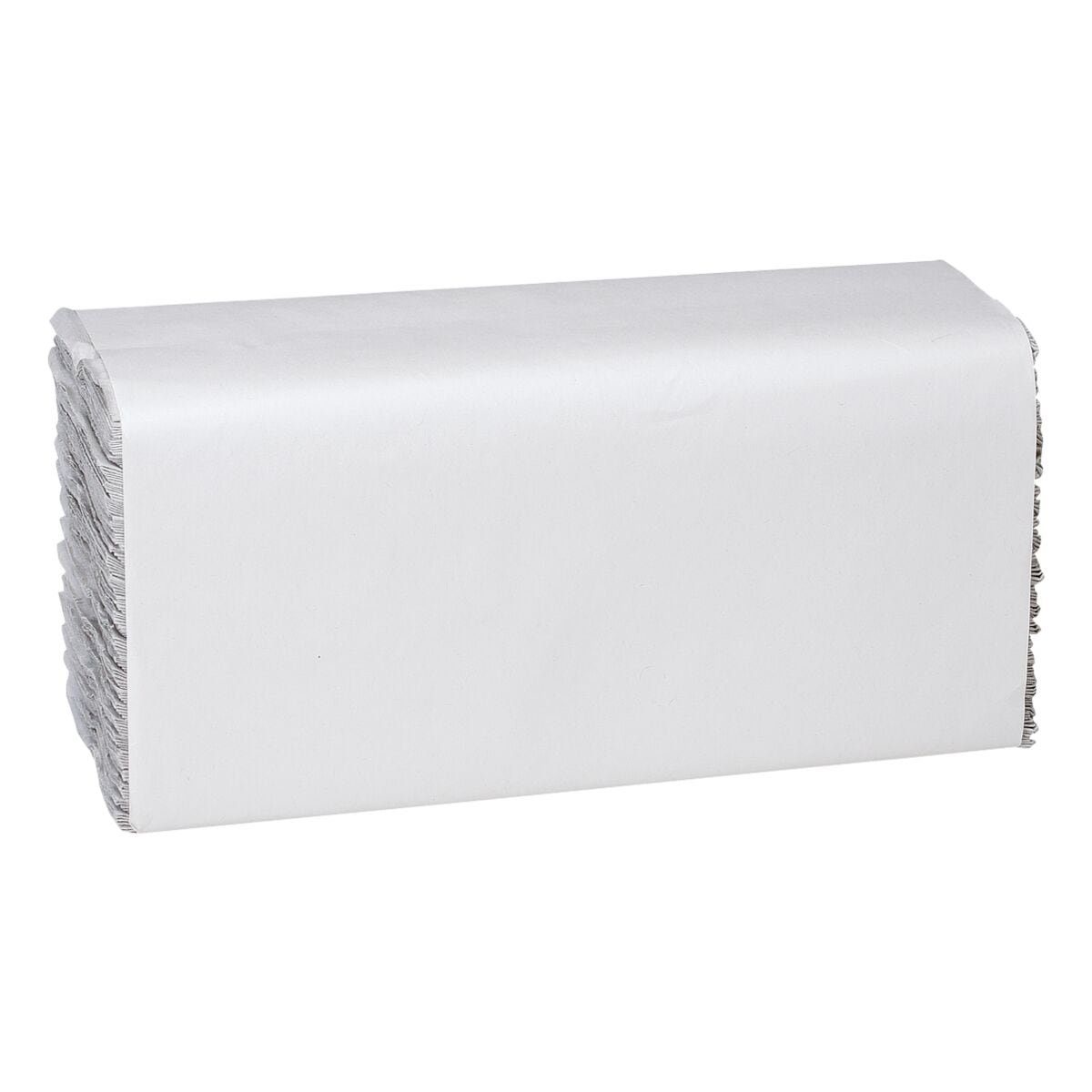 Papernet® Papierhandtuch Papernet, 1-lagig, Krepp, Z-Falzung, naturweiß, 25x23 cm, 5000 Blatt