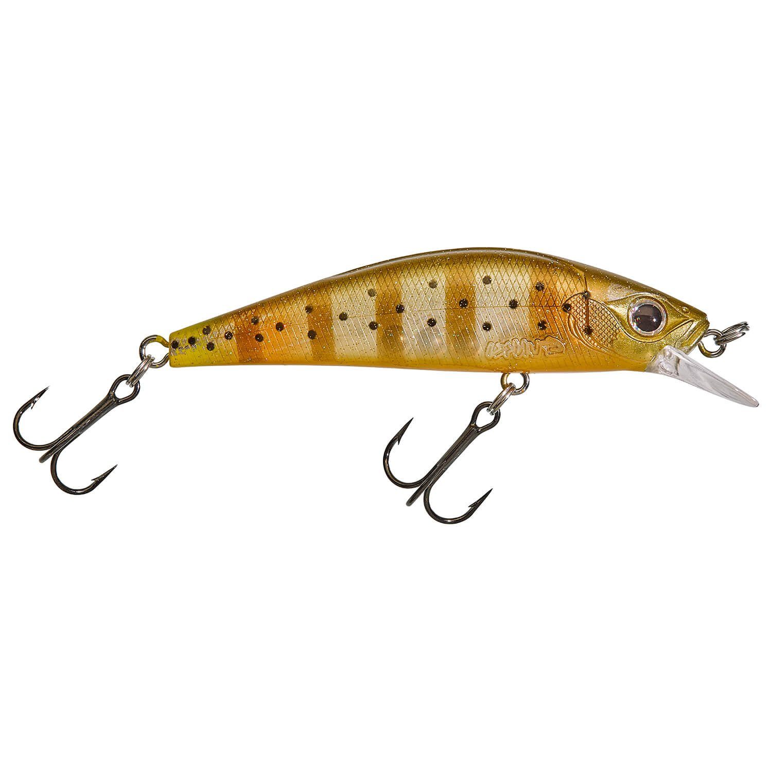 Gunki Fishing Kunstköder Gunki Gamera 78SHW Wobbler, (1-St) Stripped Trout