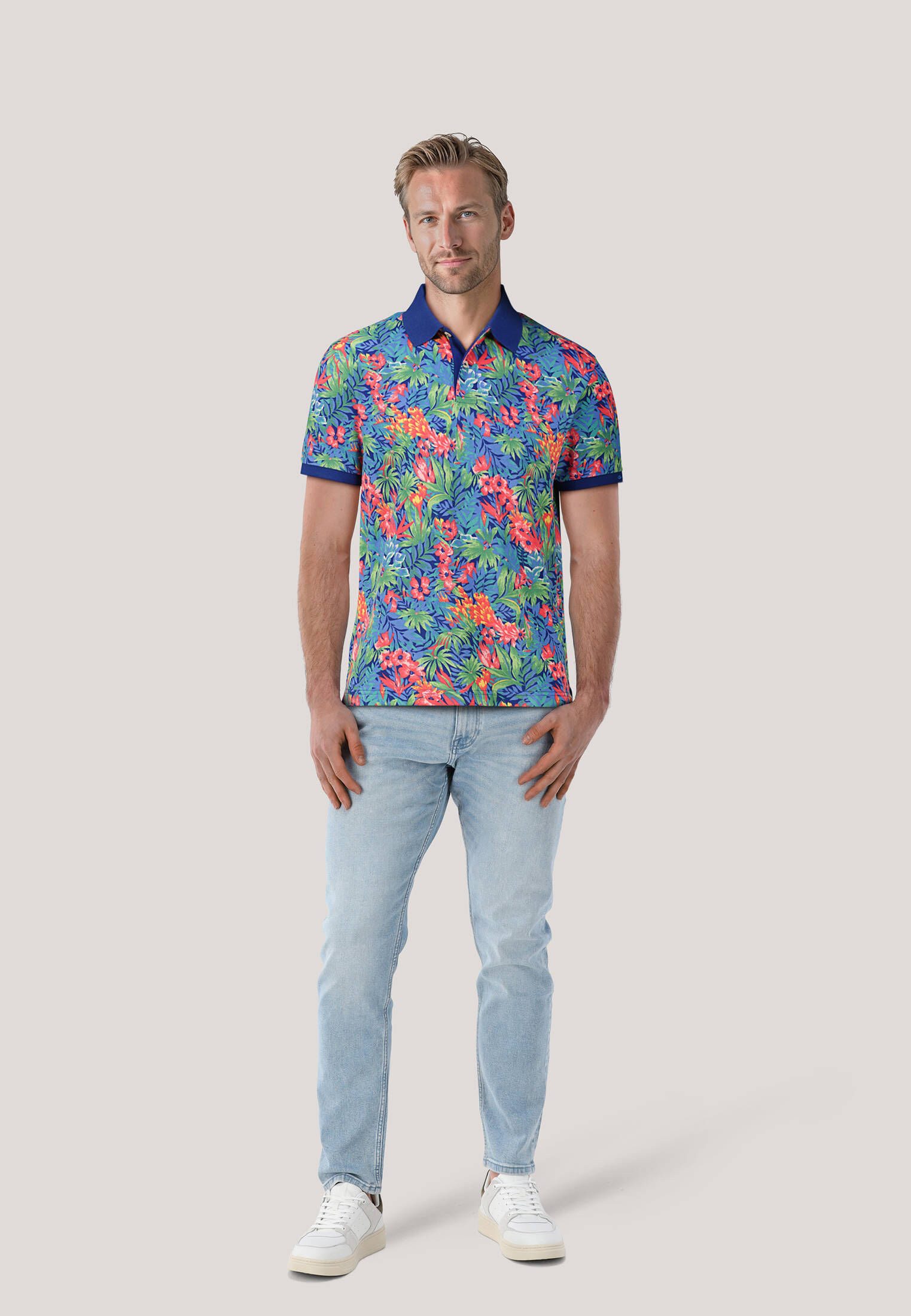 Gant Poloshirt Herren Poloshirt TROPICAL Regular günstig online kaufen