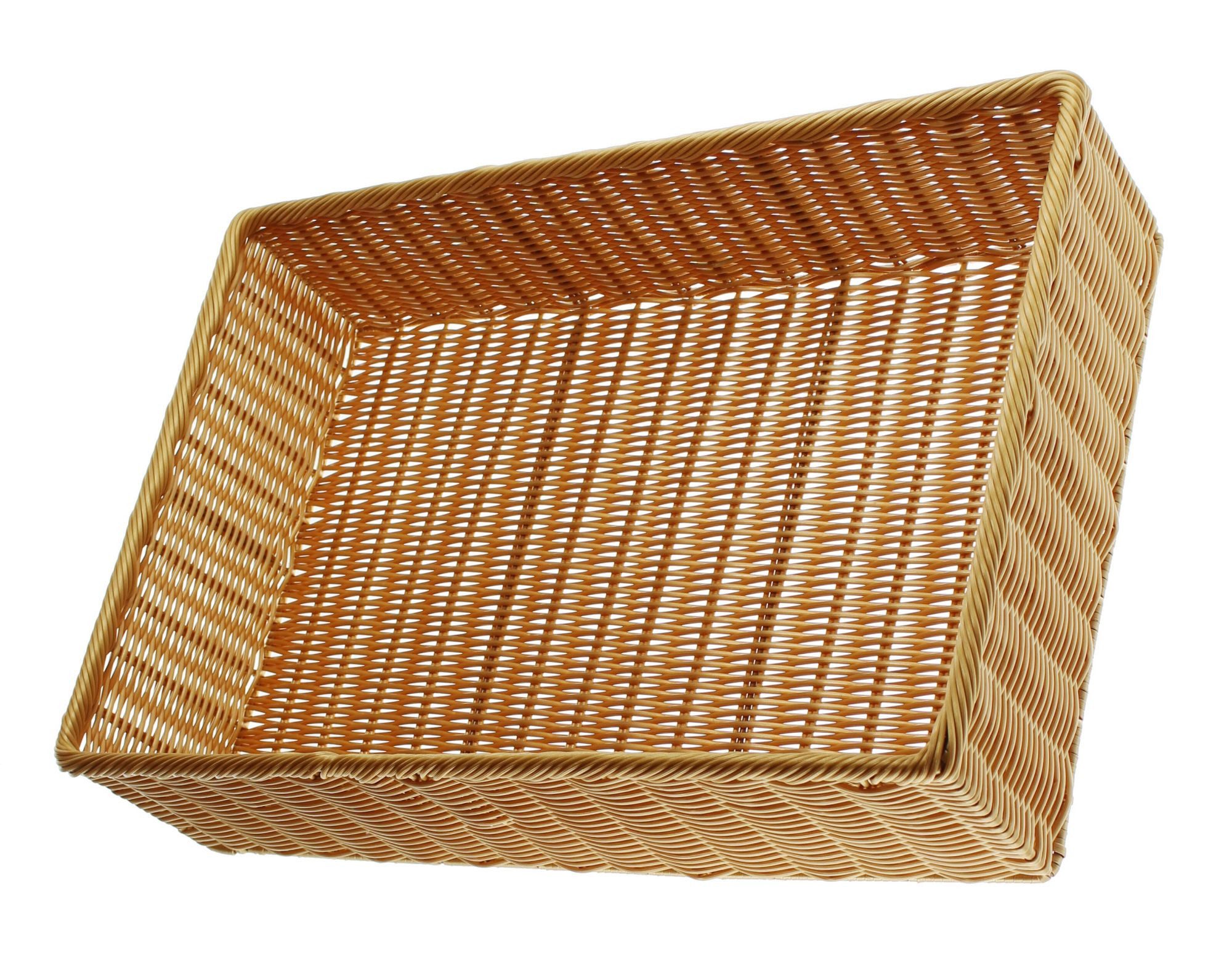 Dekoleidenschaft Regalkorb Auslagekorb aus Polyrattan, Schrankkorb, günstig online kaufen