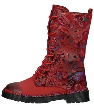 LAURA VITA Stiefelette Leder/Textil Schnürstiefelette