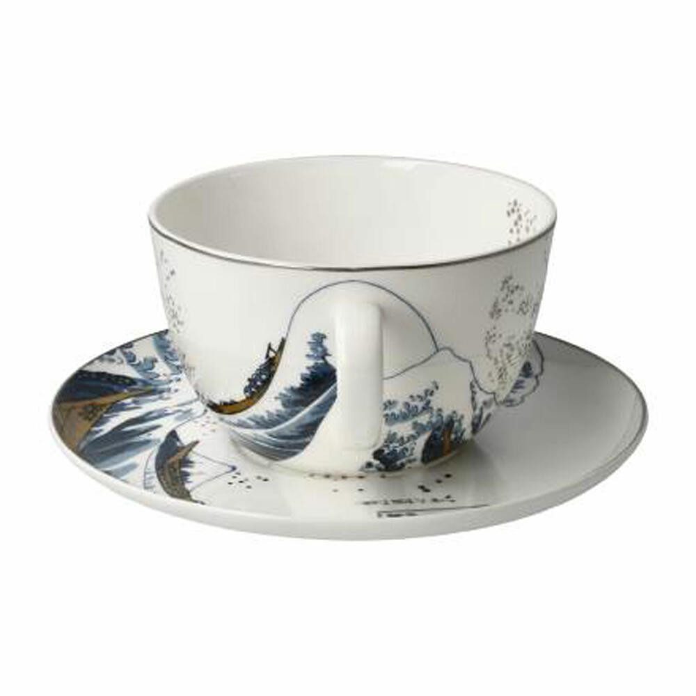 Goebel Tasse Hokusai - Die Welle, Fine Bone China