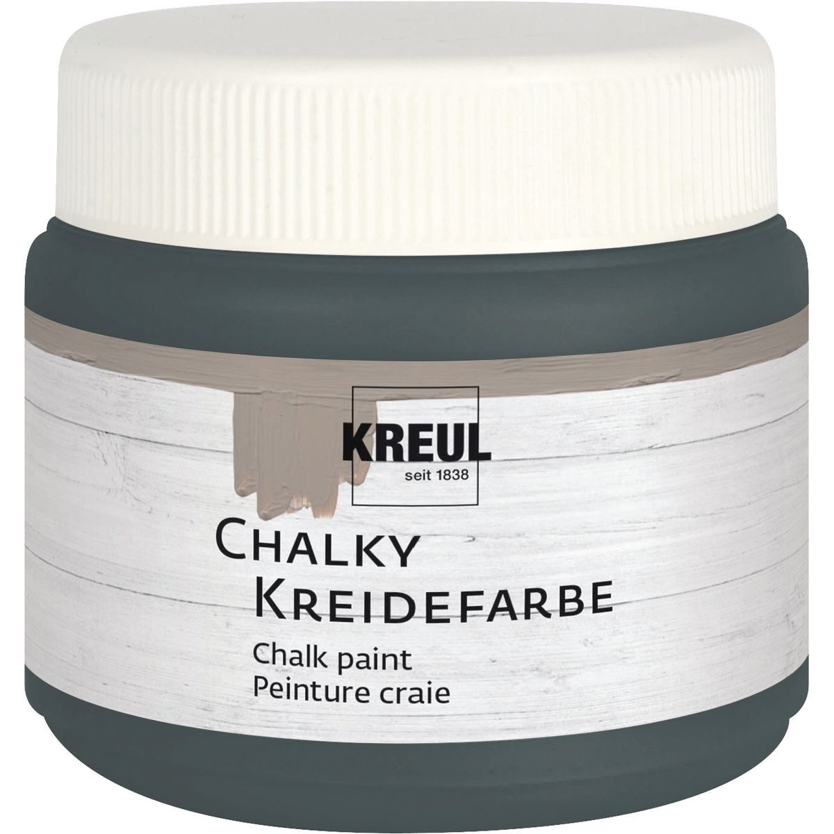 C. KREUL Kreidefarbe KREUL Kreidefarbe Chalky volcanic grey 150ml Dose