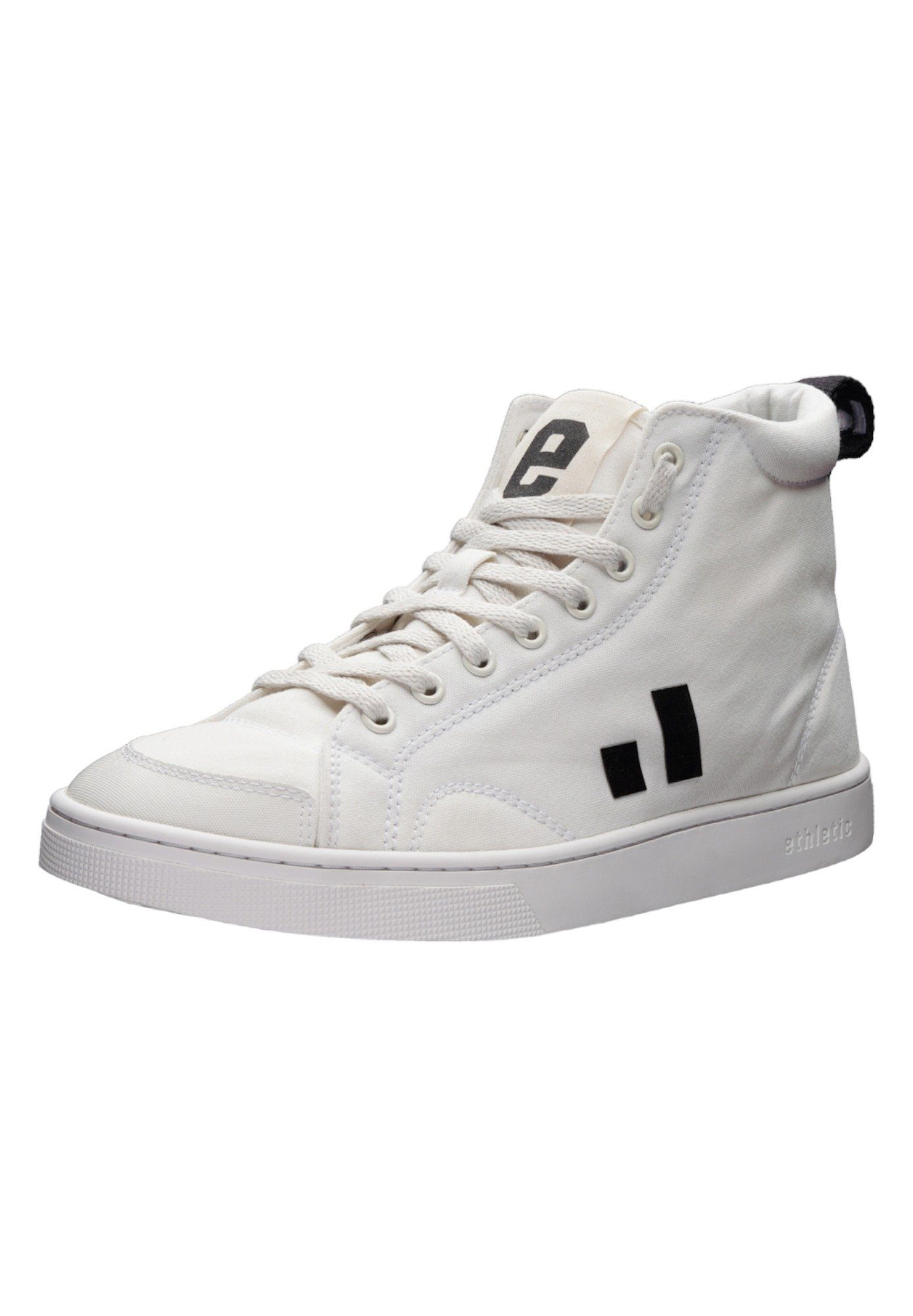 ETHLETIC Active Hi Cut Sneaker Fairtrade Produkt Just White - Just White