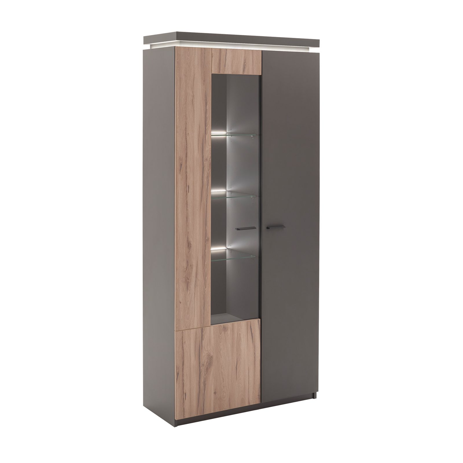 MCA furniture Vitrine IMOLA mit Beleuchtung