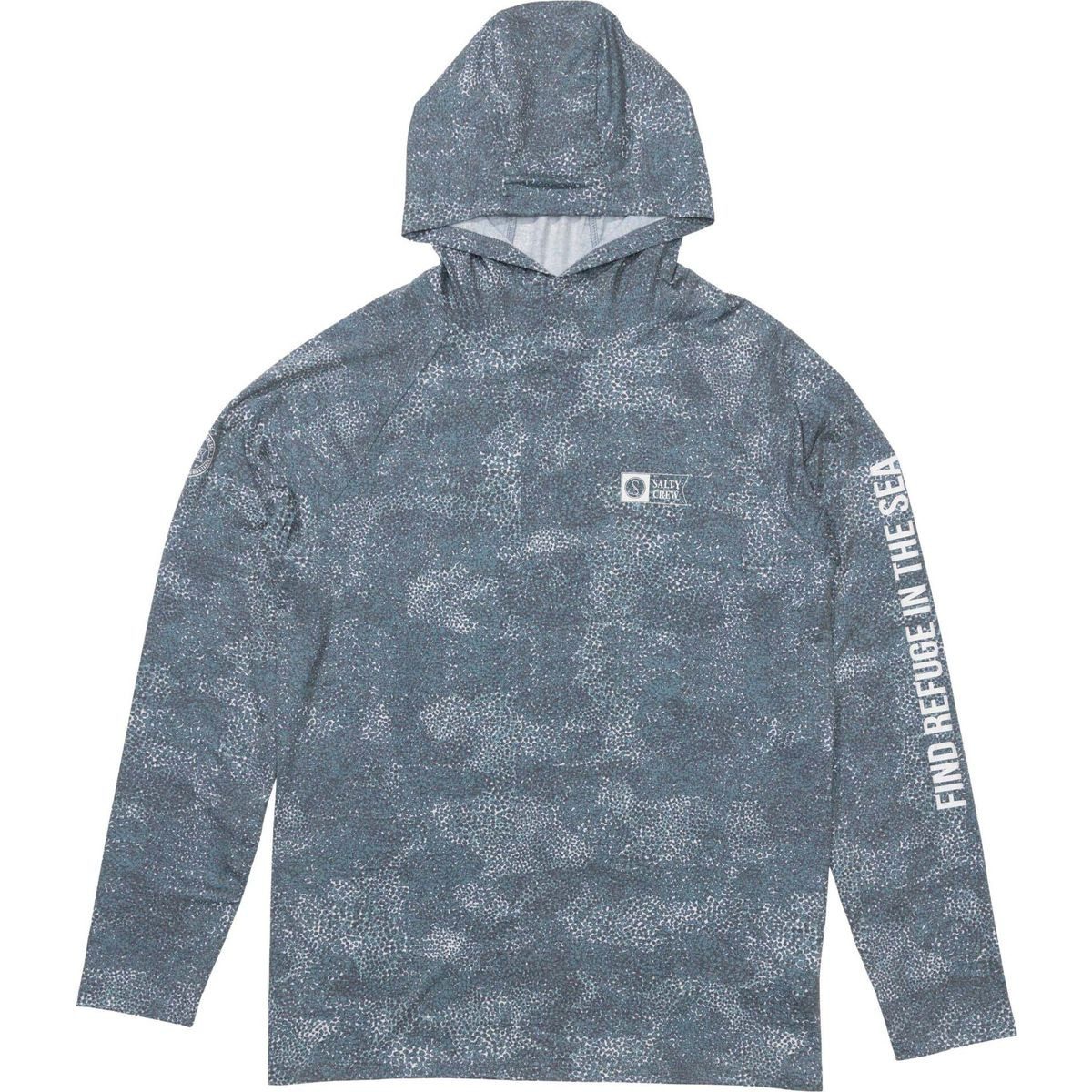 Salty Crew Sweatshirt Mariner Hood Tech Tee Vielseitiger Hoodie mit UV-Schutz und feuchtigkeitsableitendem