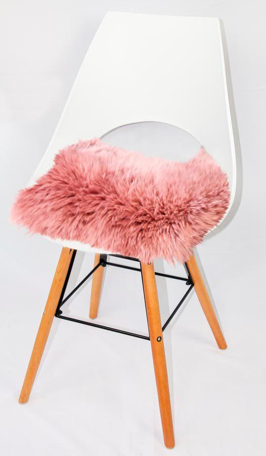 Heitmann Felle Stuhlkissen Lamm, Sitzauflage eckig, 44x44 cm, echtes Lammfell, waschbar, auch als 2er oder 4er Set