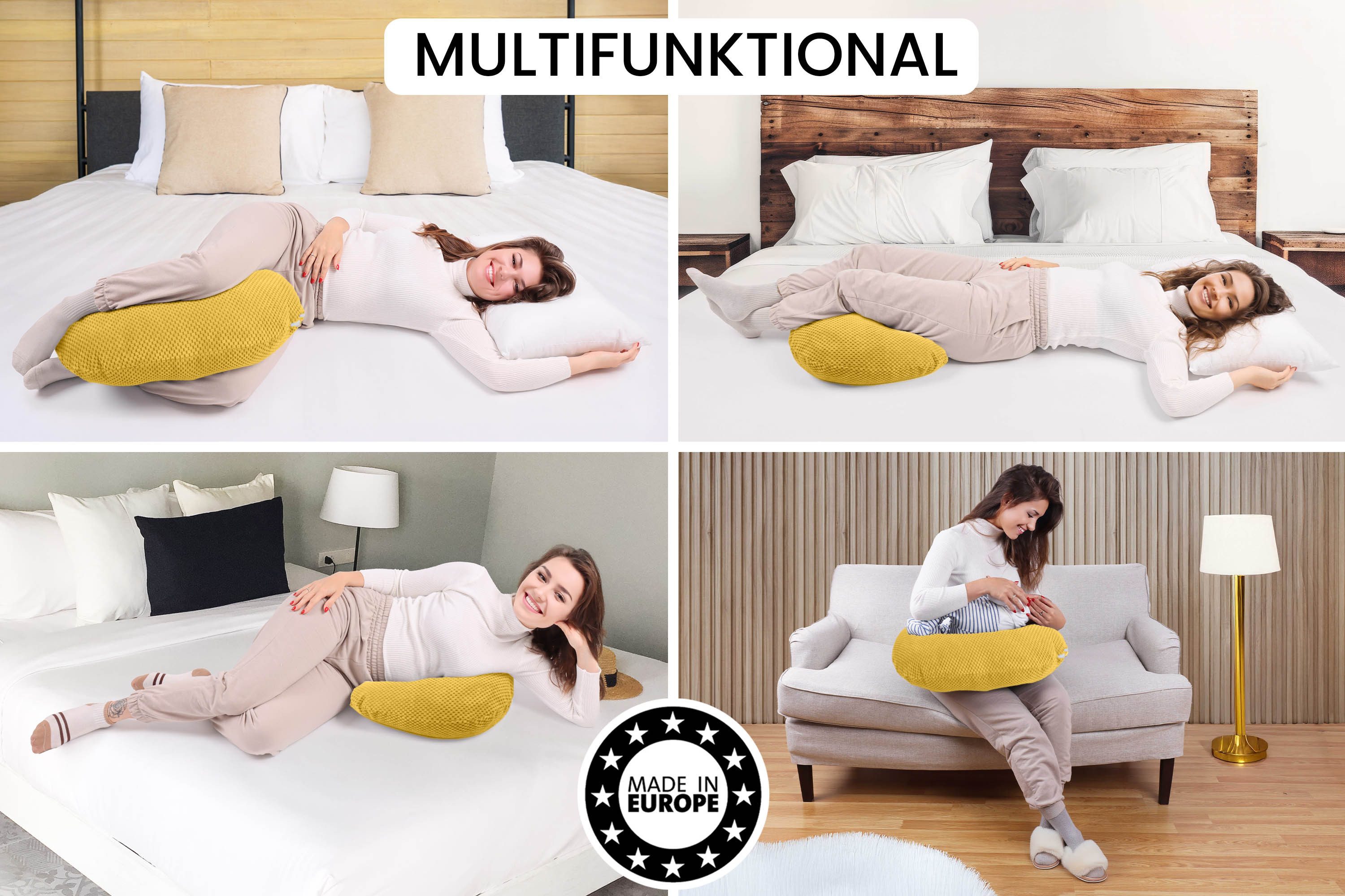 Amilian Stillkissen - Stillmond - Schwangerschaftskissen - Lagerungskissen, günstig online kaufen