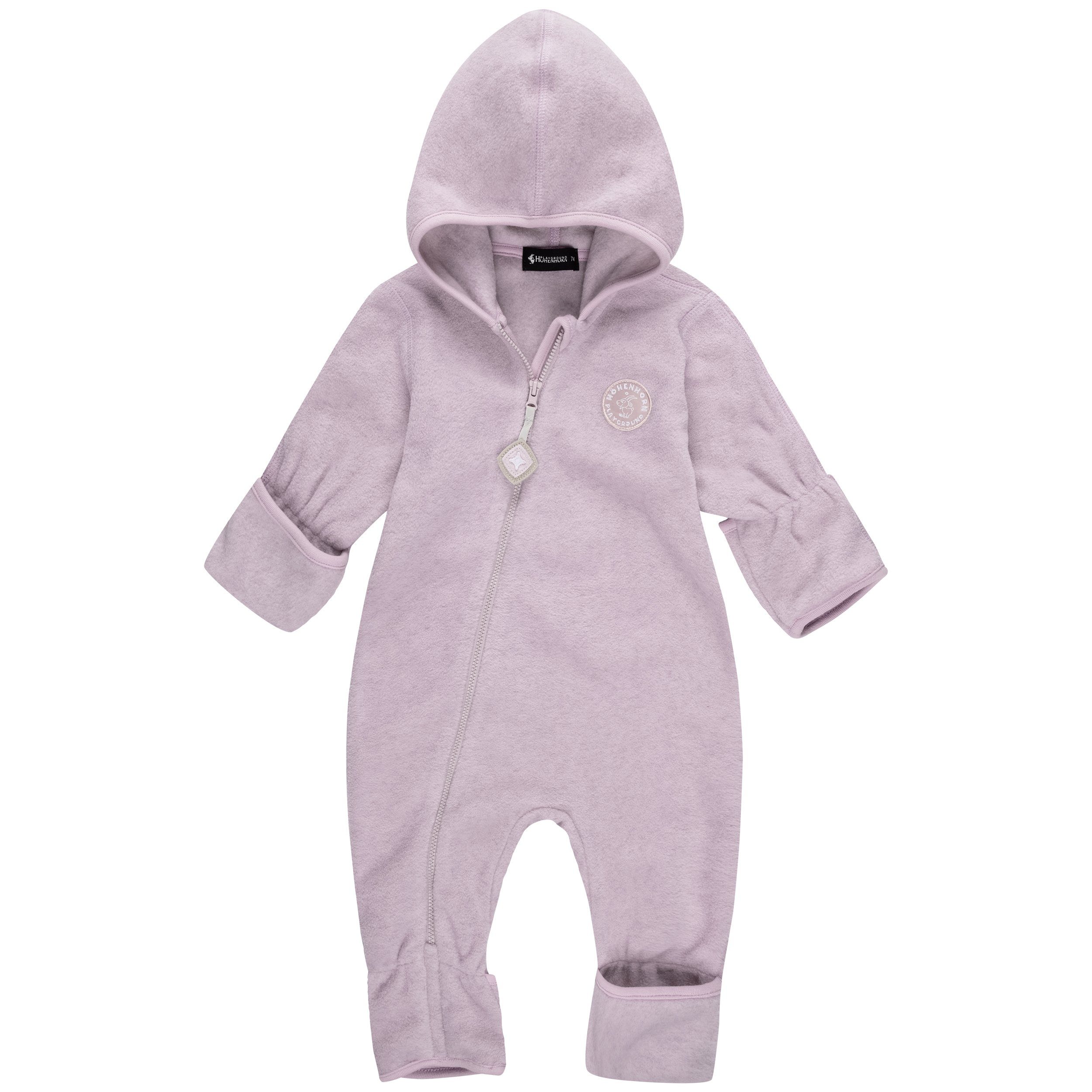 Kapuze Pink Baby Ibex Strampler Overall Herbst Strampler Höhenhorn Kleinkind mit Fleece Winter