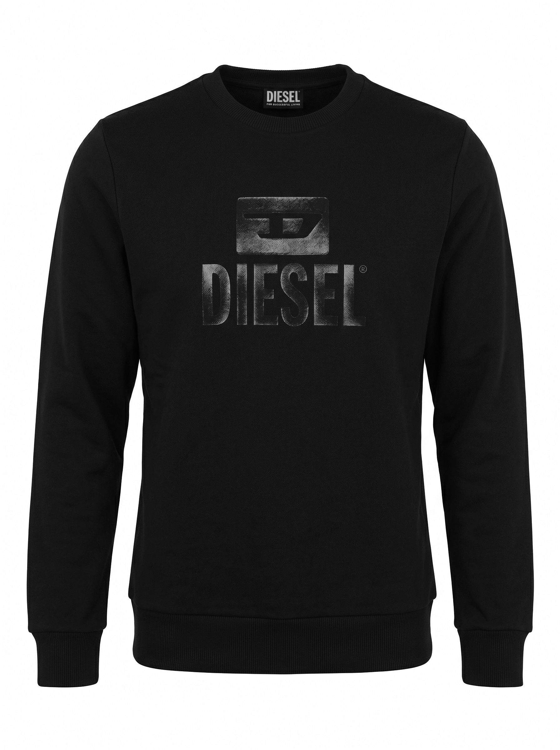 Diesel Sweatshirt - Regular Fit - Supersoft Pullover - S-GIR TONE ON TONE