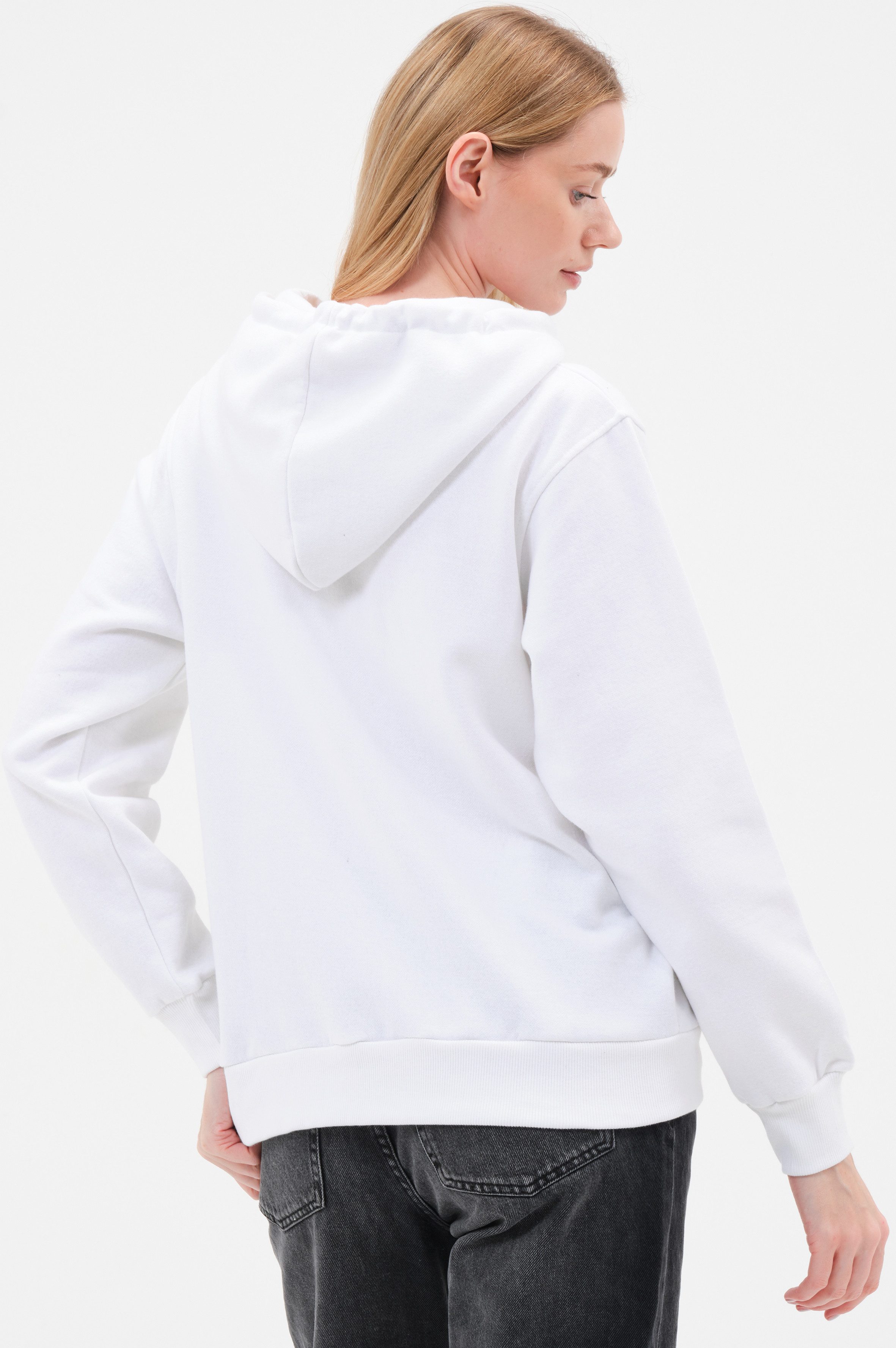 Smith & Solo Kapuzenpullover Damen - Sweatshirt mit Reißverschluss Zipper Hoodie Kapuzensweatjacke