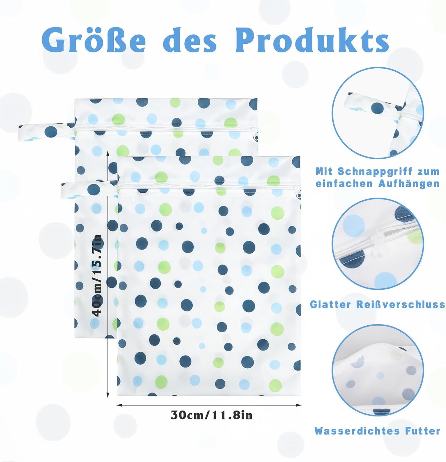 Coonoor Wäschenetz 2 Stück Nasstasche,Wetbag Schwimmsachen wasserdichte Wet günstig online kaufen
